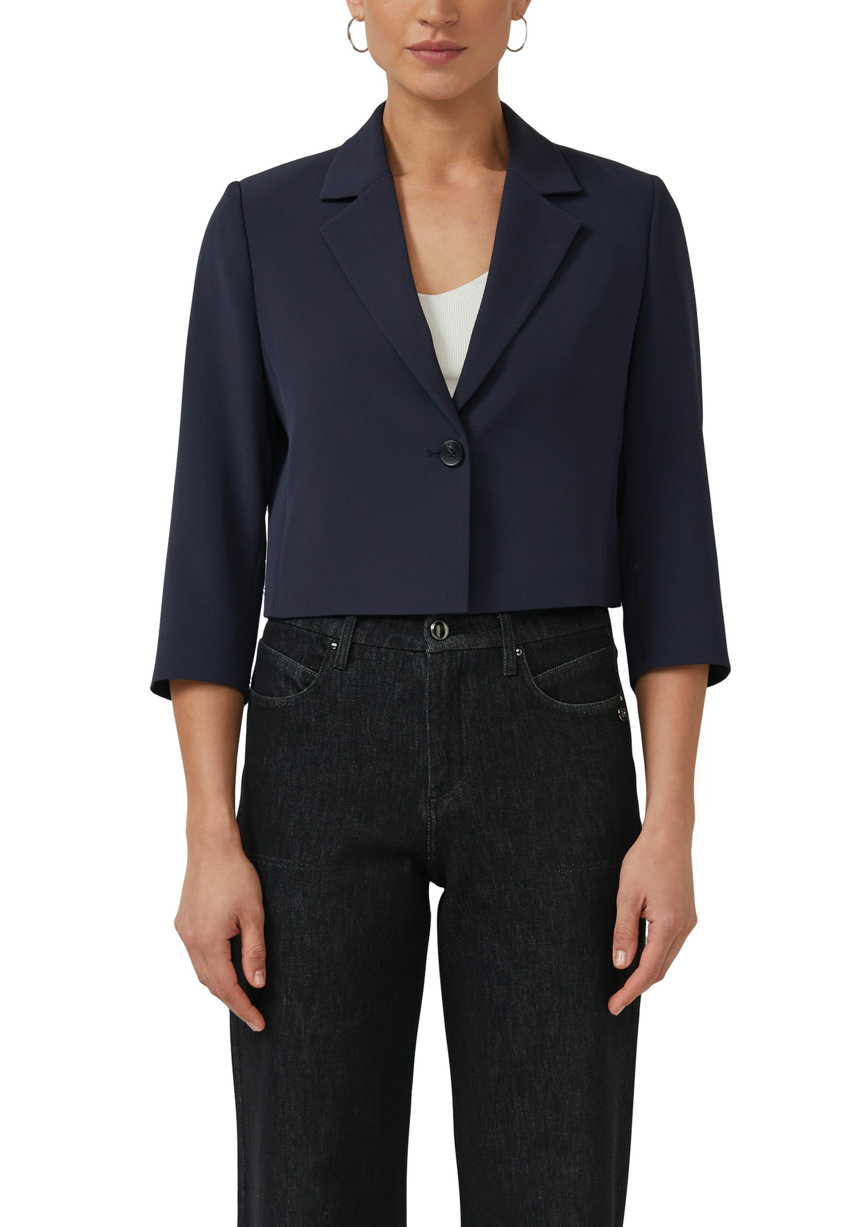 s.Oliver BLACK LABEL Kurzblazer 3/4-Arm mit Stretch günstig online kaufen