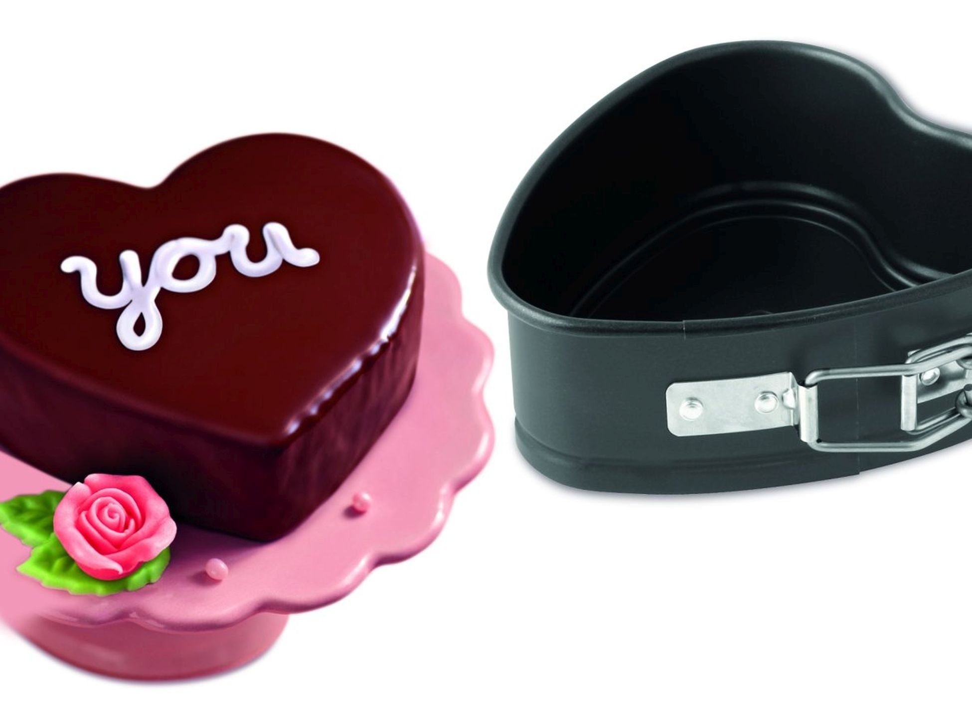 Dr. Oetker Küchenhelfer Herzkuchenform Herzform Herz Kuchenform Backform Mini 11 cm Dr. Oetker Back Freude