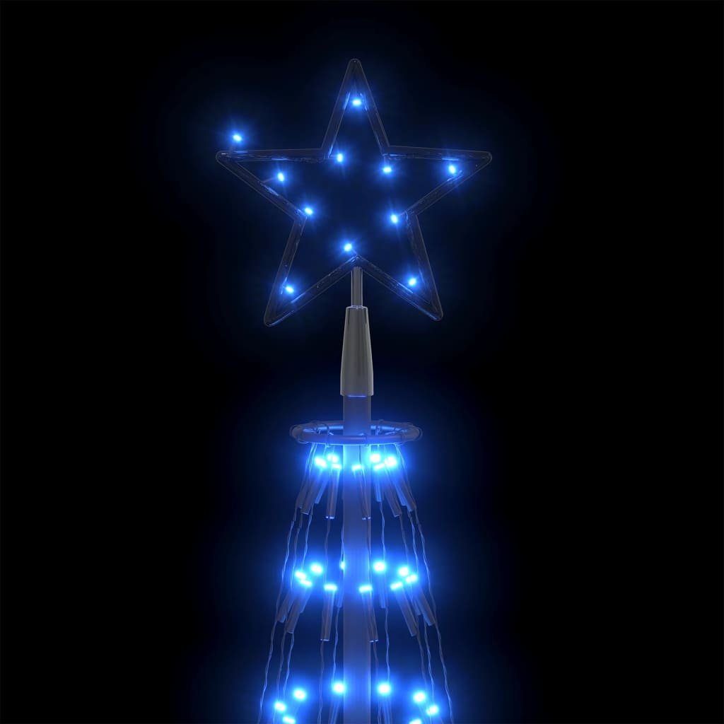 Baum Deko Blau cm 160x500 vidaXL Kegelform LED LEDs 752 Weihnachtsbaum