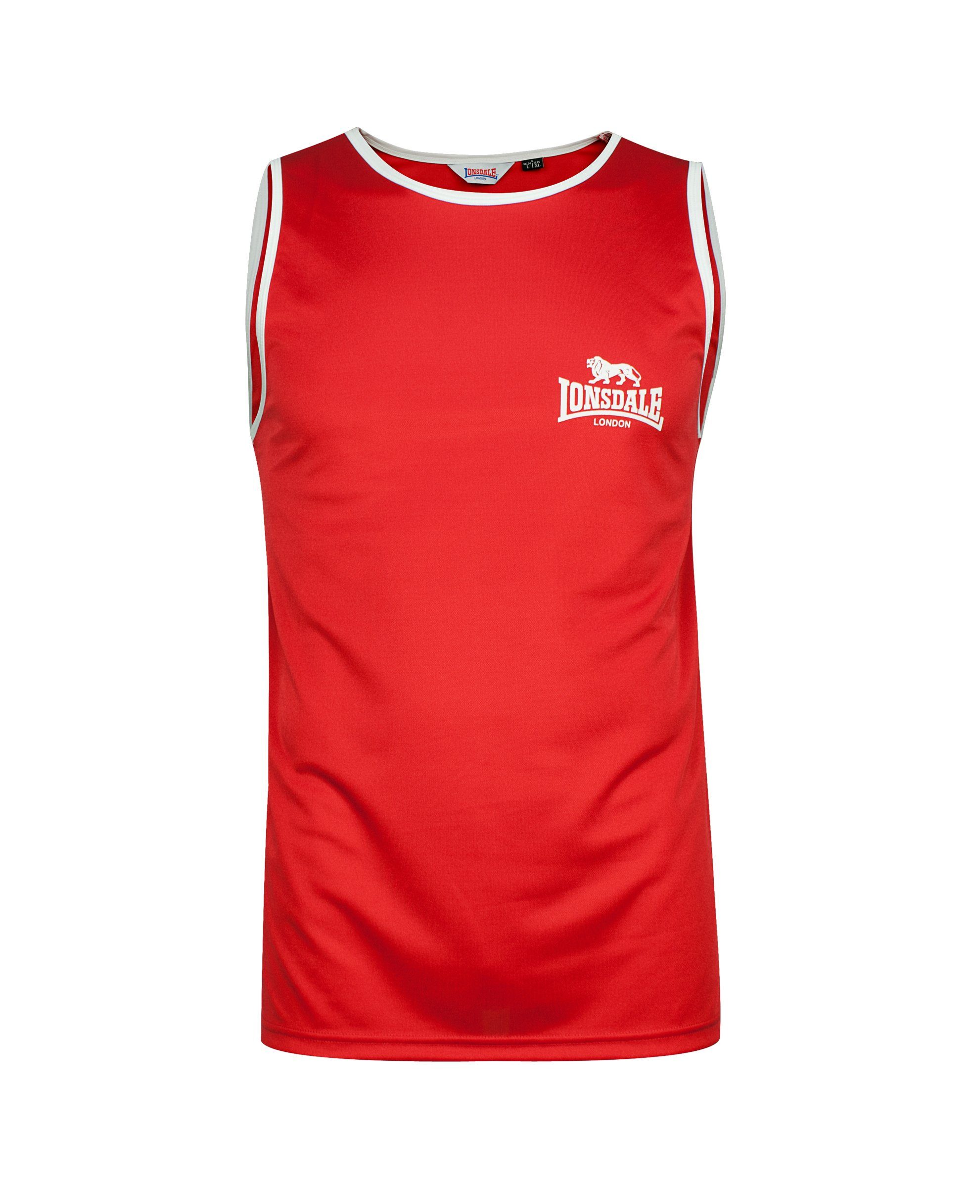 Lonsdale T-Shirt Lonsdale Herren Sporttop Amateur Singlet Erwachsene