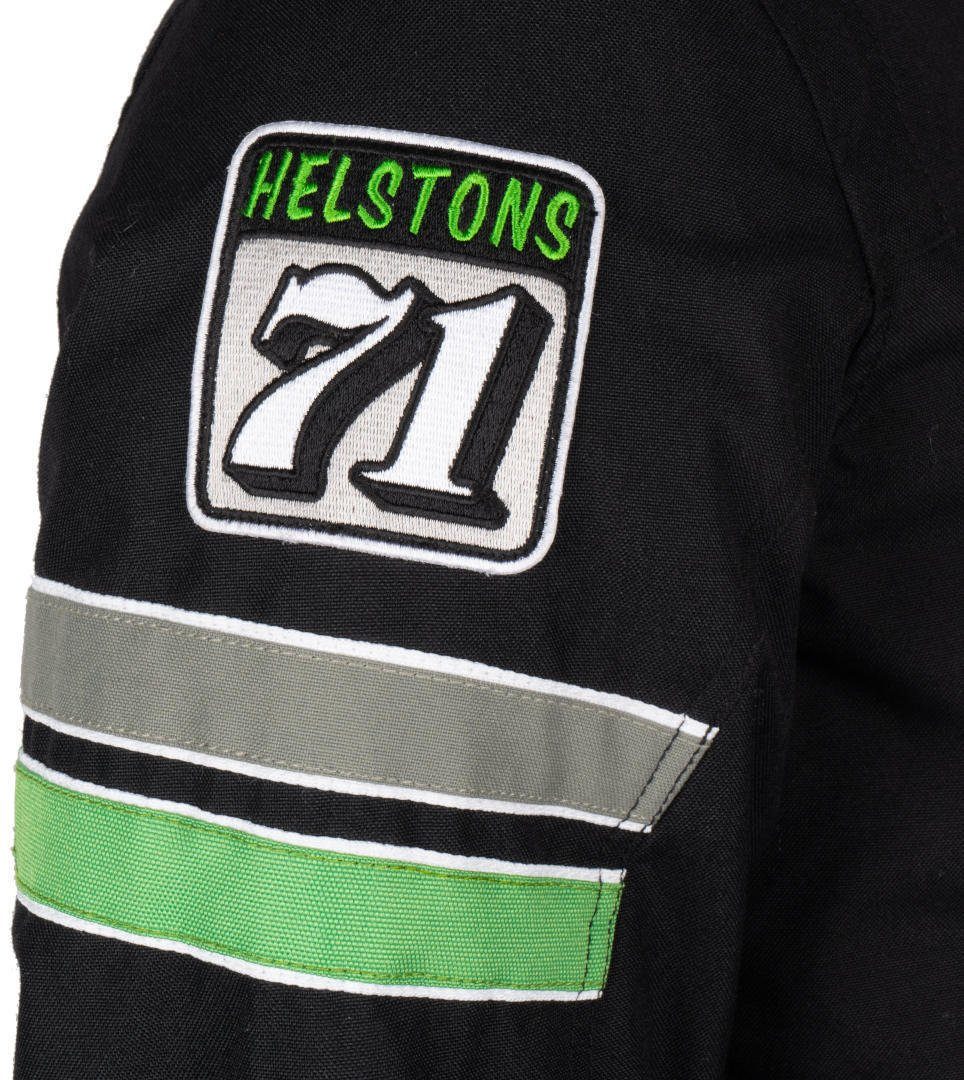 Helstons Motorradjacke Elron Motorrad Textiljacke Rückenprotektor enthalten,herausnehmbares Innenfutter,wasserdicht