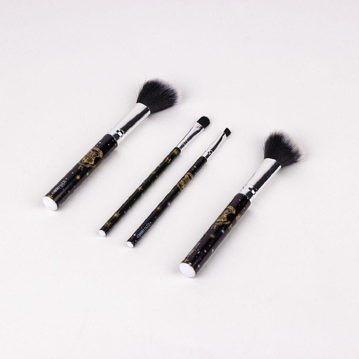 Harry Potter Kosmetiktasche Harry Potter Make-up Pinselset 4-teilig mit praktischer Kosmetiktasche