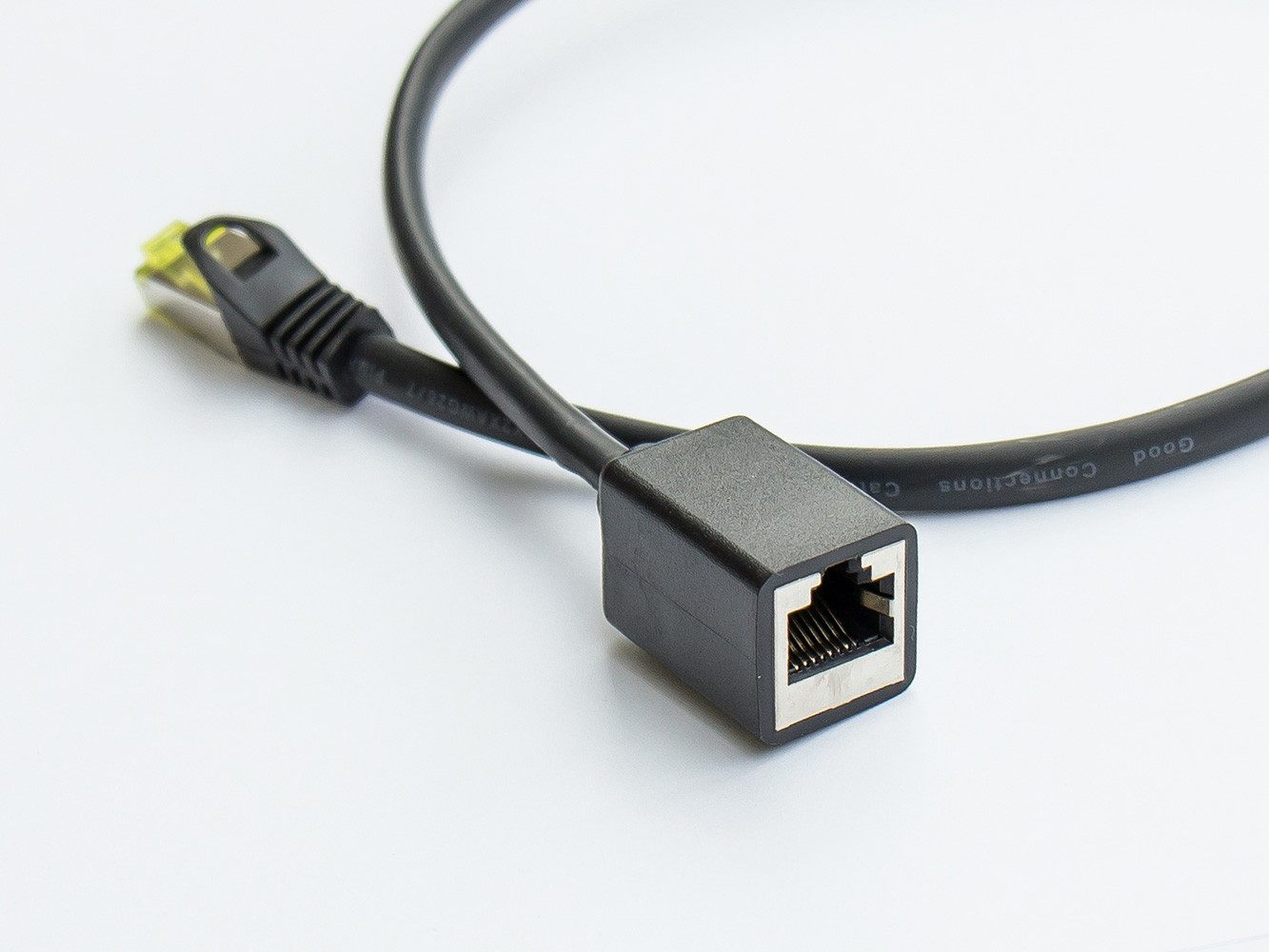 GOOD CONNECTIONS Patchkabel Ethernet Netzwerkkabel, RJ45 Buchse gerade, RJ45 Stecker gerade (500 cm)