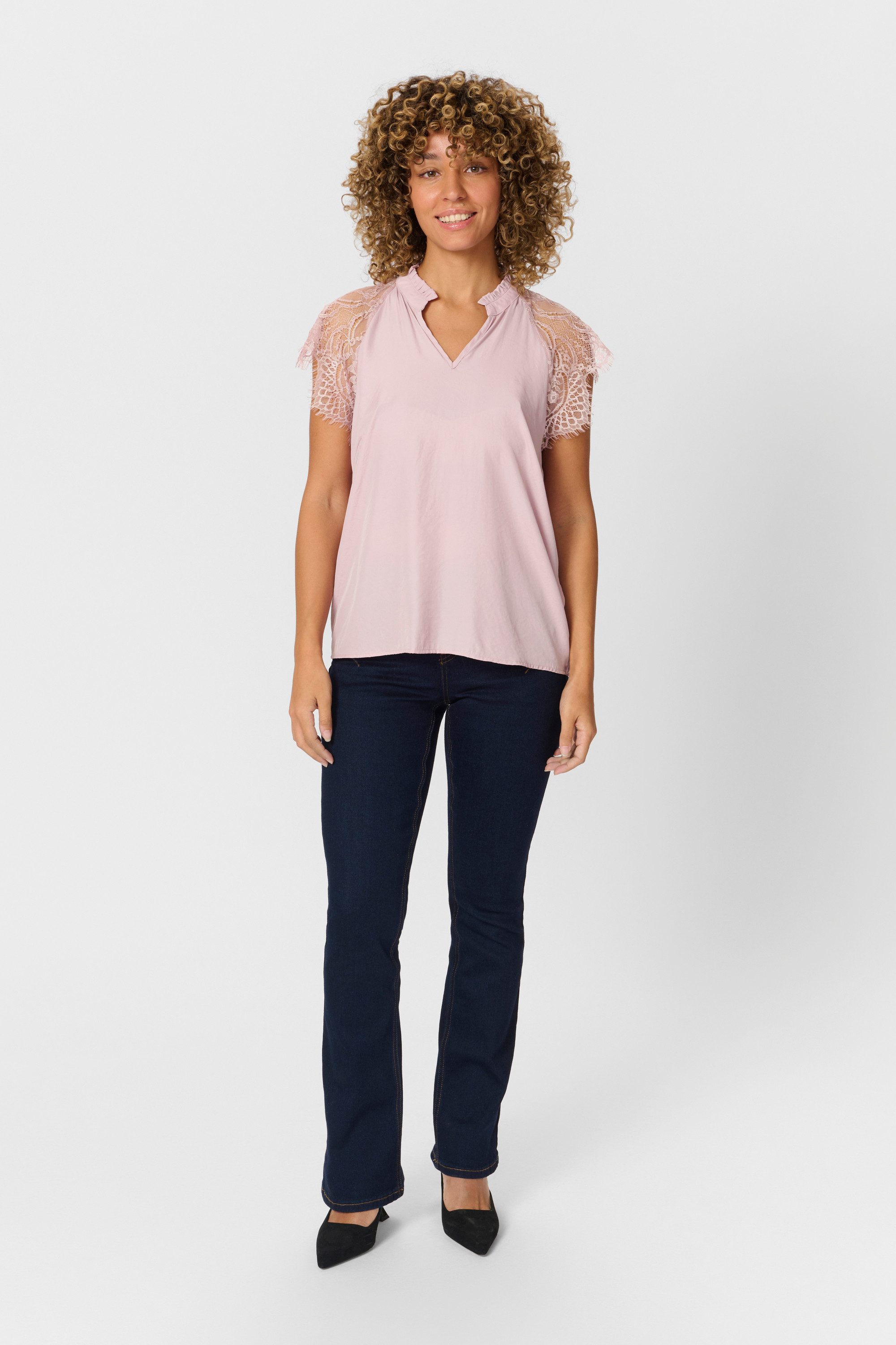 Cream Kurzarmbluse Bluse kurzarm CRNola
