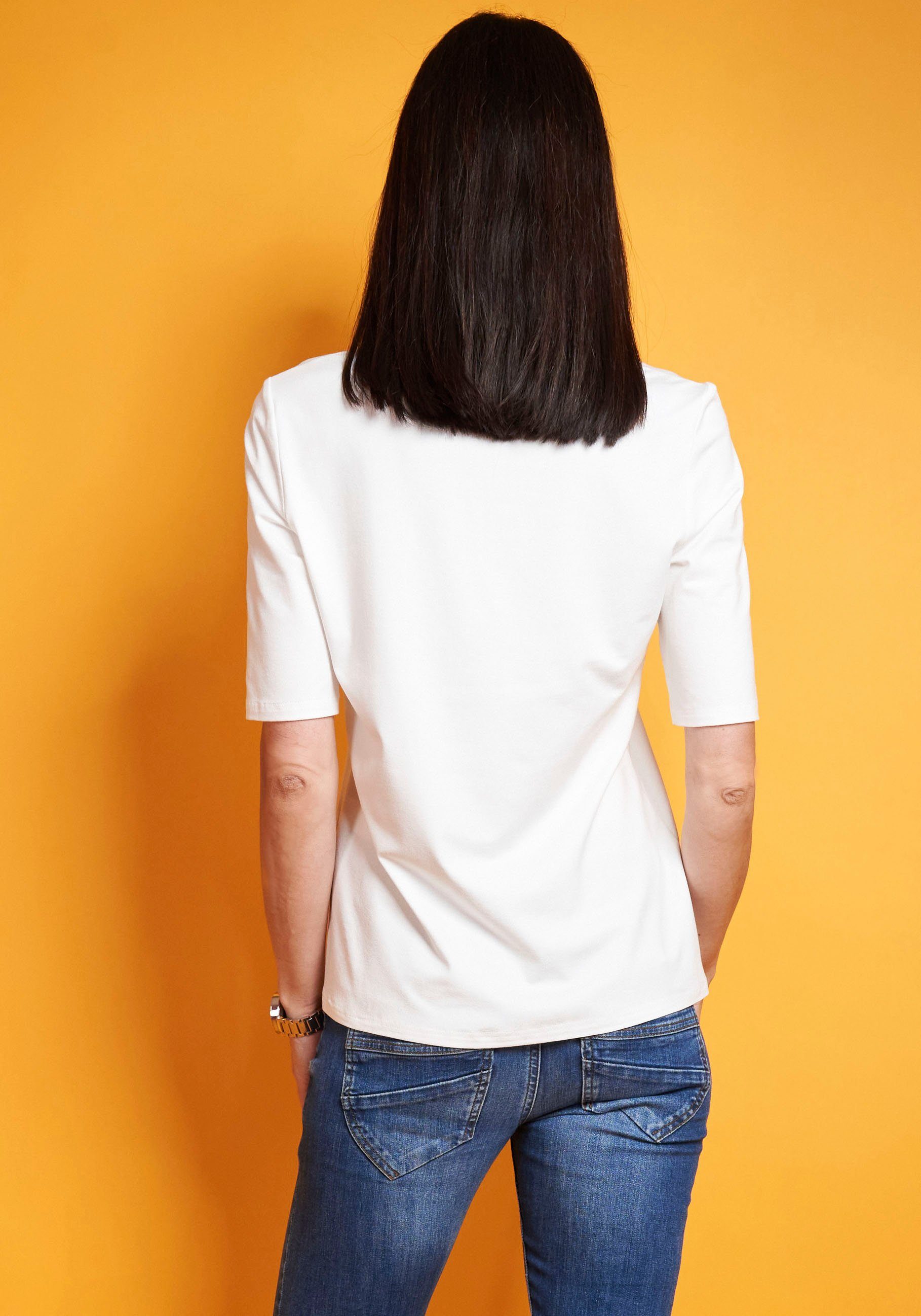 Seidel Moden V-Shirt mit Halbarm aus günstig online kaufen