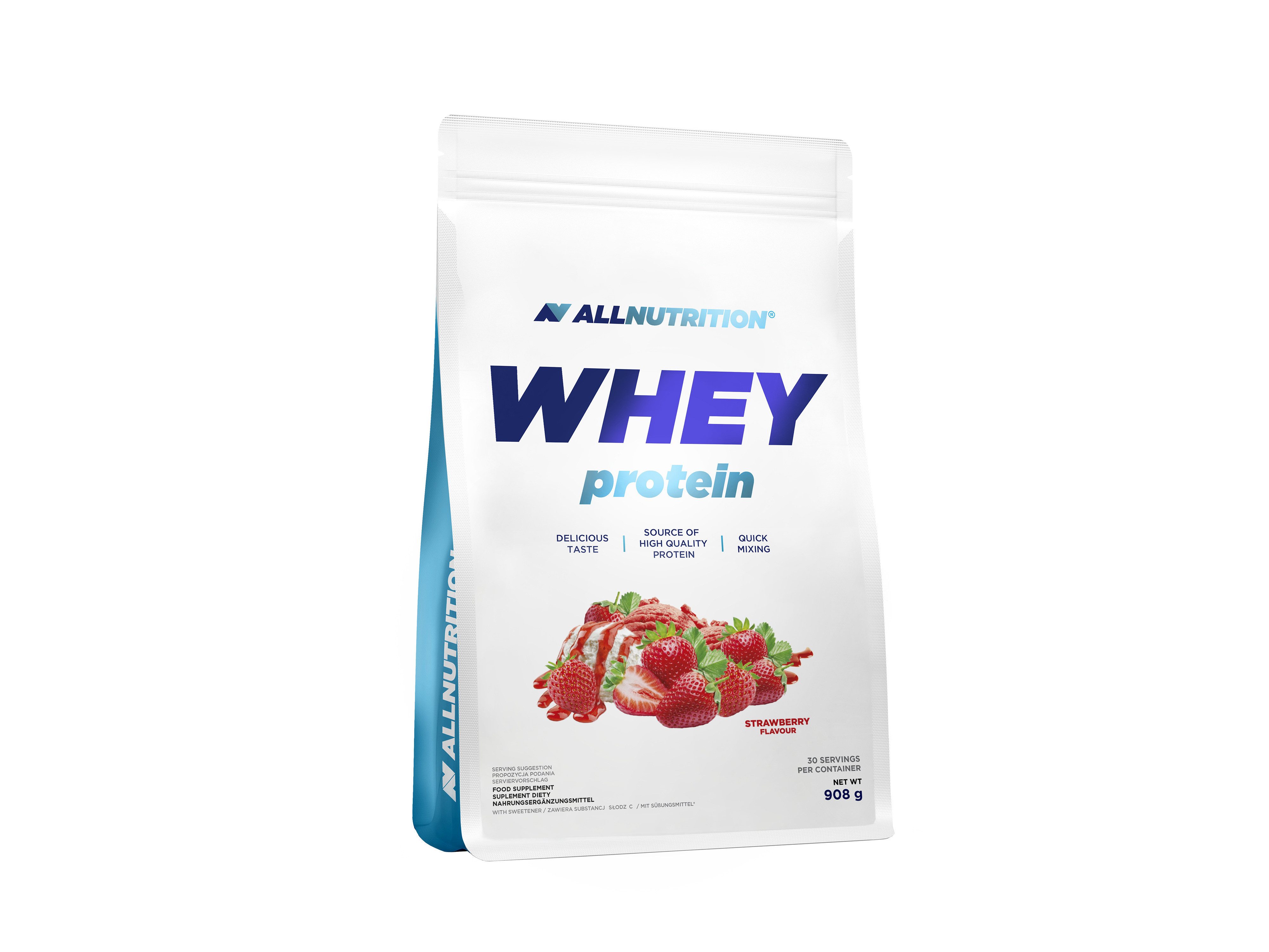 ALL NUTRITION ALLNUTRITION Whey Protein 908g WPC Pulver, Hoher Proteingehalt