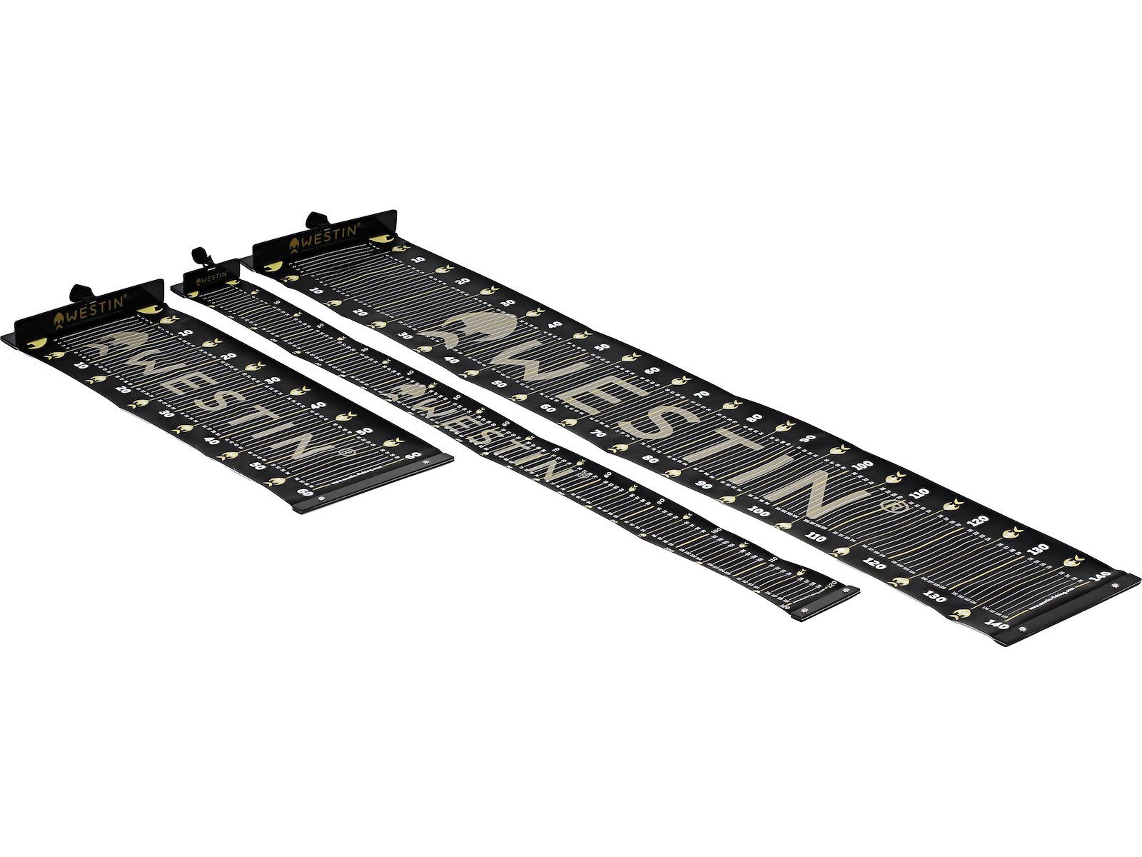 Westin Fishing Angel-Abhakmatte Pro Measure Mat - Matte zum messen und abhaken - 3 Größen wählbar (1-St), Verbesserte und extrem starke und haltbare PC-Platte