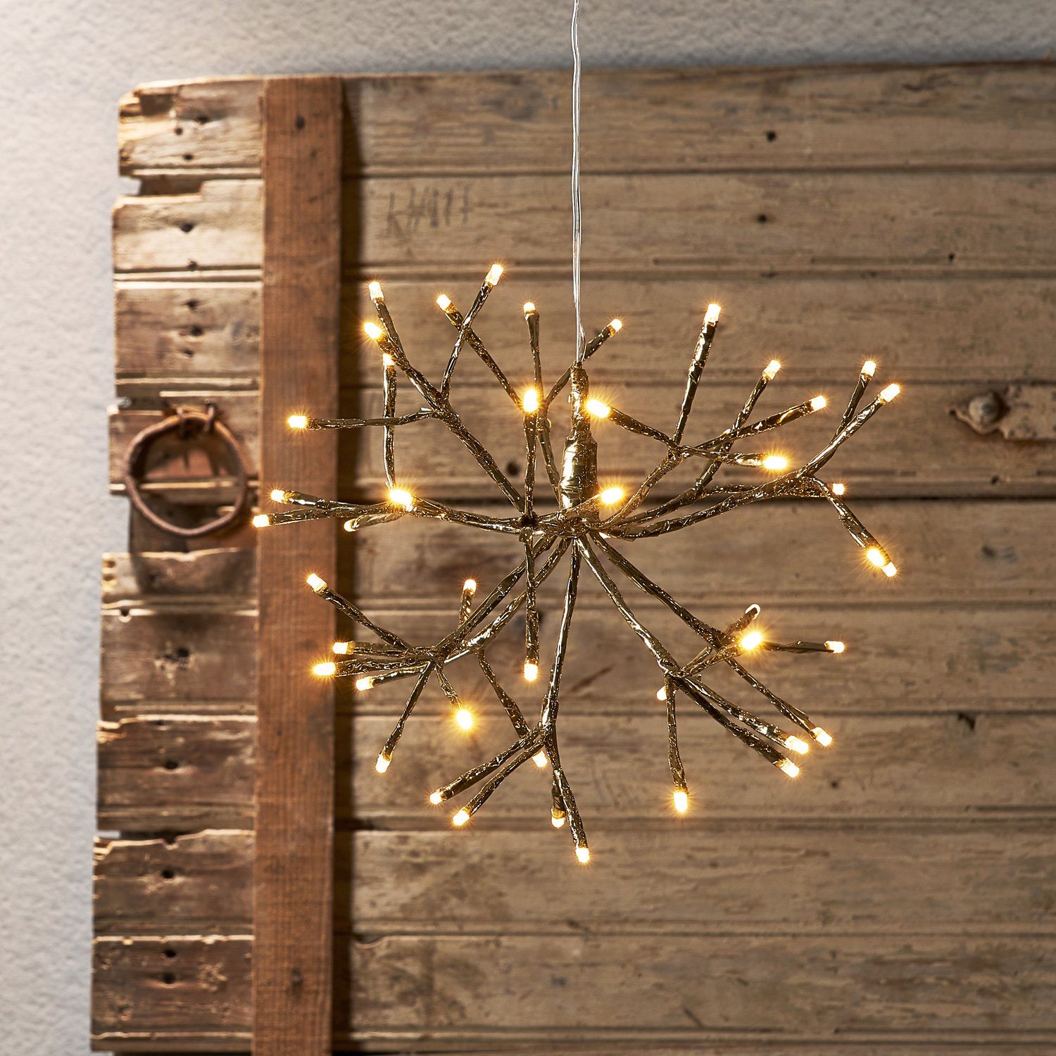 STAR TRADING LEDStern für außen »3D LED Stern Hängestern Feuerwerk