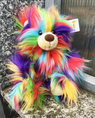 Uni-Toys Kuscheltier "Pipbuch" Gute-Laune-Teddy - 23 cm - Teddybär, Plüsch-Bär, Plüschtier, zu 100 % recyceltes Füllmaterial