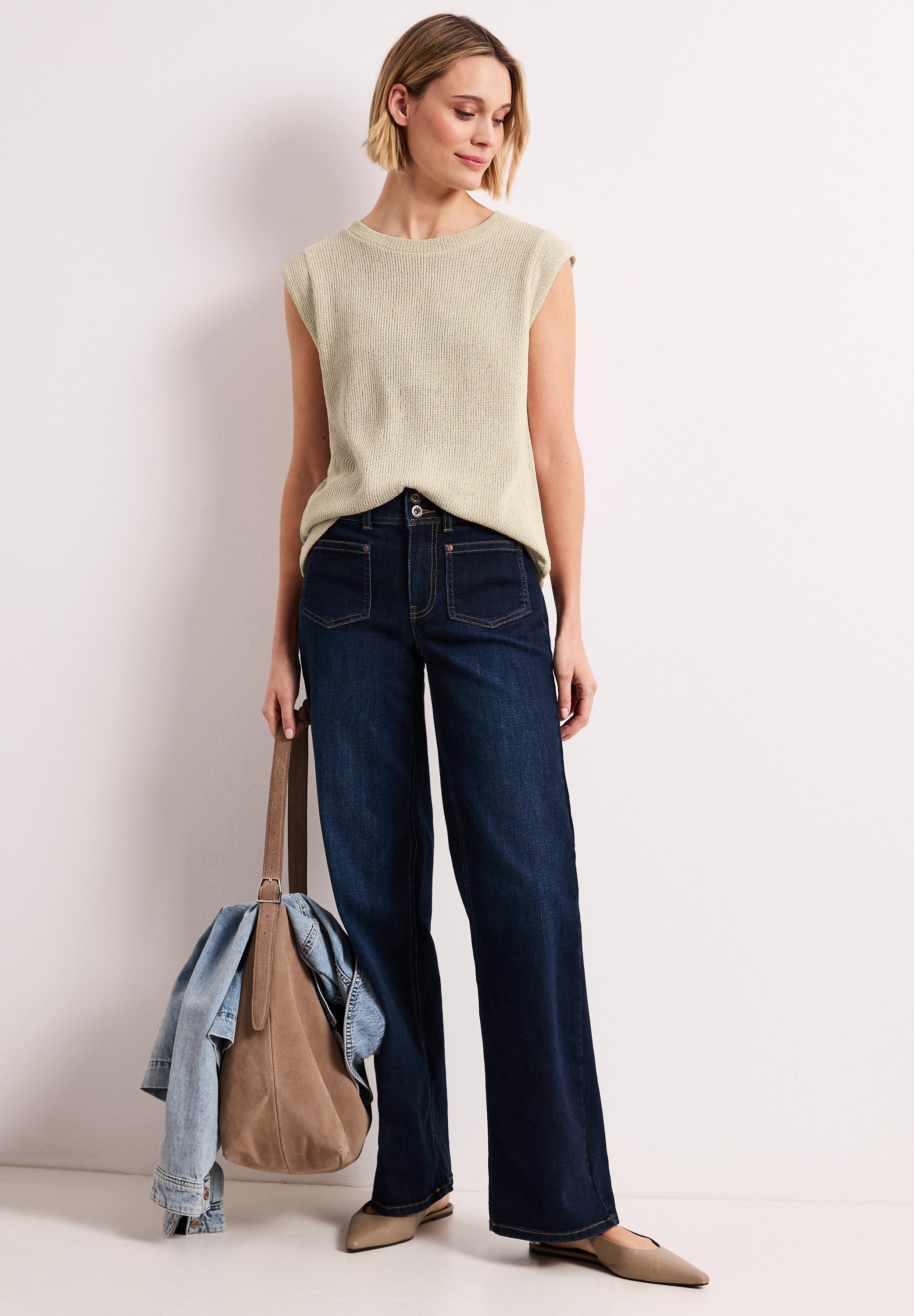 STREET ONE Trägertop Rundhalsausschnitt