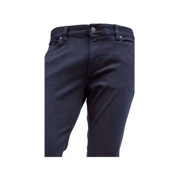 Alberto Stoffhose dunkel-blau regular fit (1-tlg)