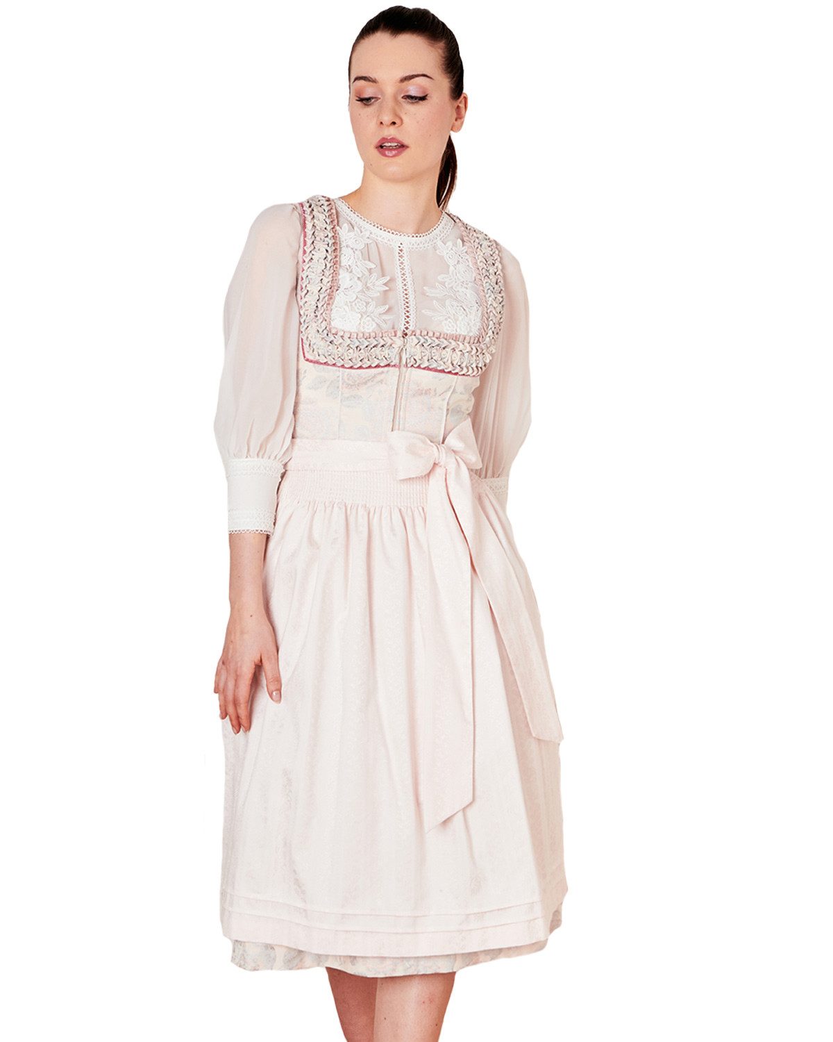 KRÜGER COLLECTION Dirndl Dirndl 'Clara' 112866, Rose 70cm