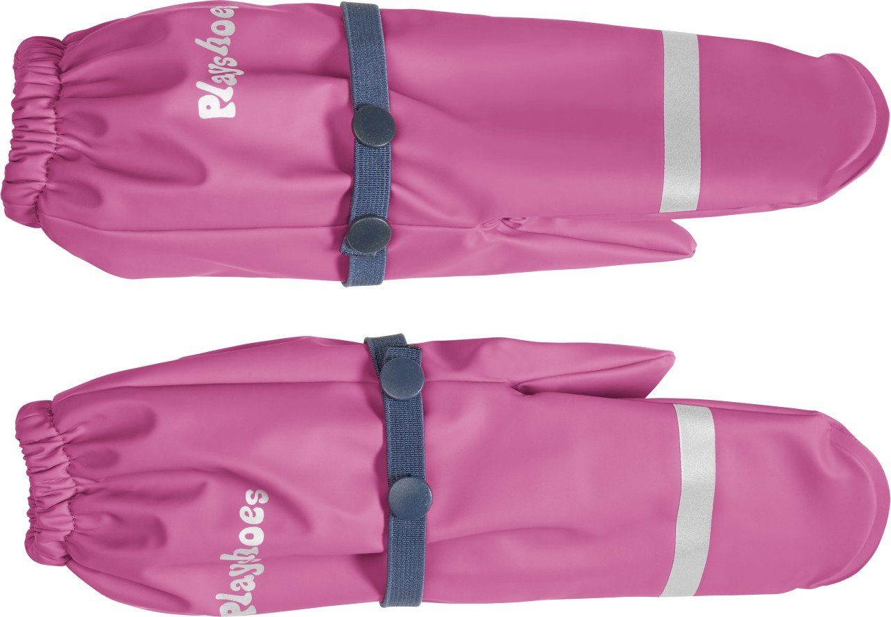 Fleece-Futter Skihandschuhe pink mit Matschhandschuh Playshoes