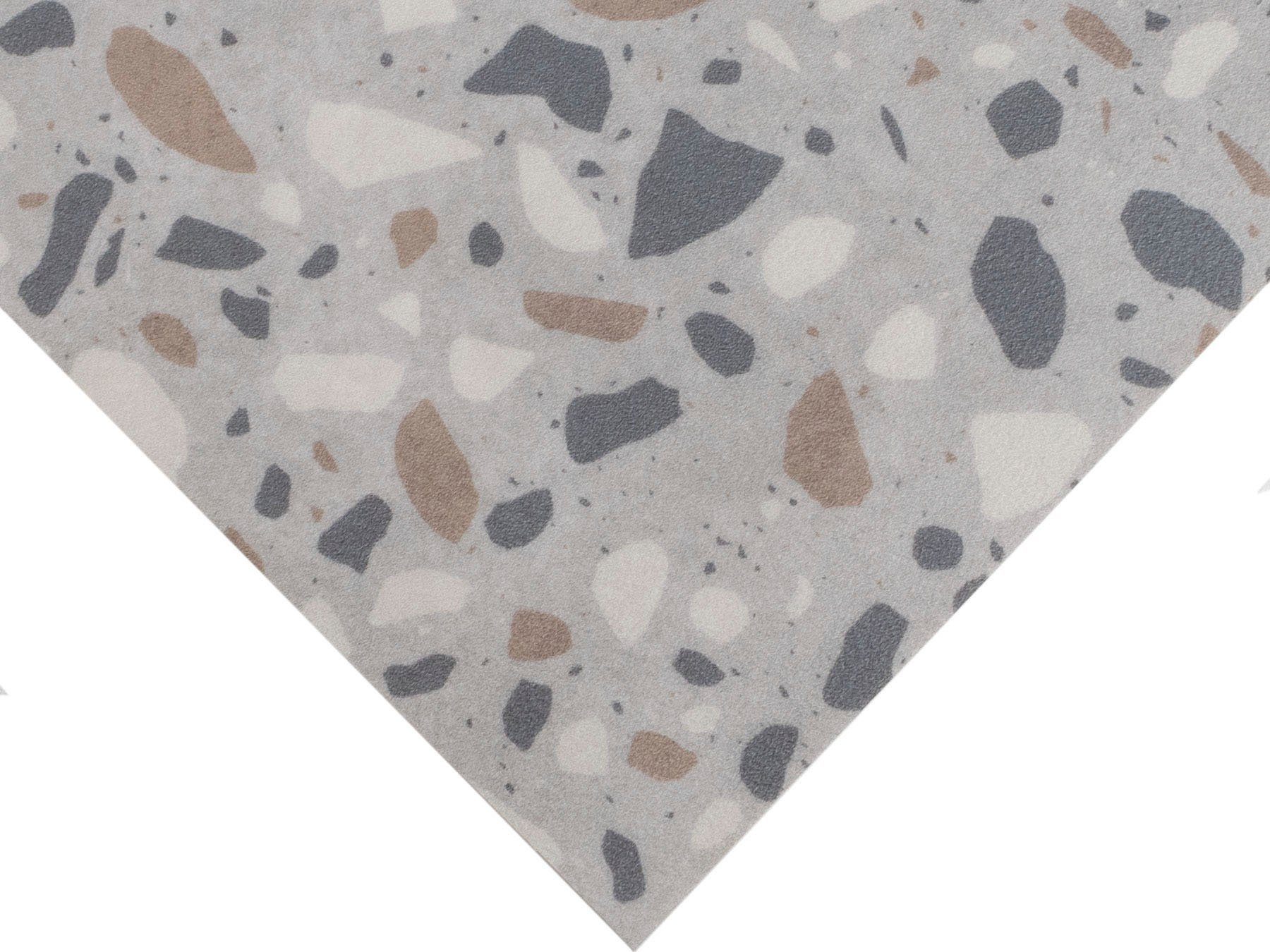 abwischbar, TERRAZZO, Höhe: Küchenläufer in Küche Küchenläufer aus mm, rechteckig, Vinyl-Läufer Primaflor-Ideen 2,5 Vinyl, Textil,