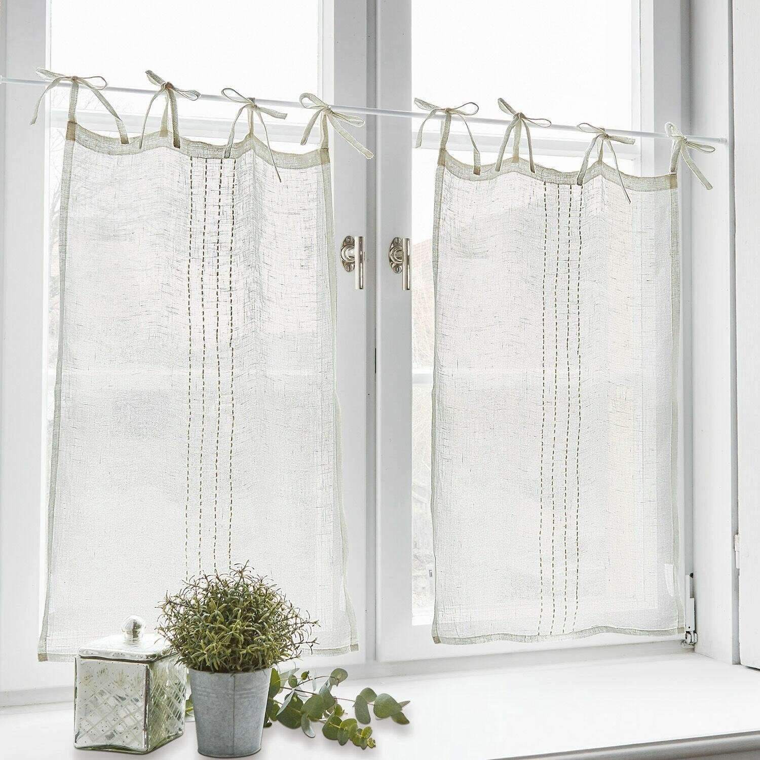 Mirabeau Scheibengardine Scheibengardine 2er Set Gaulette günstig online kaufen