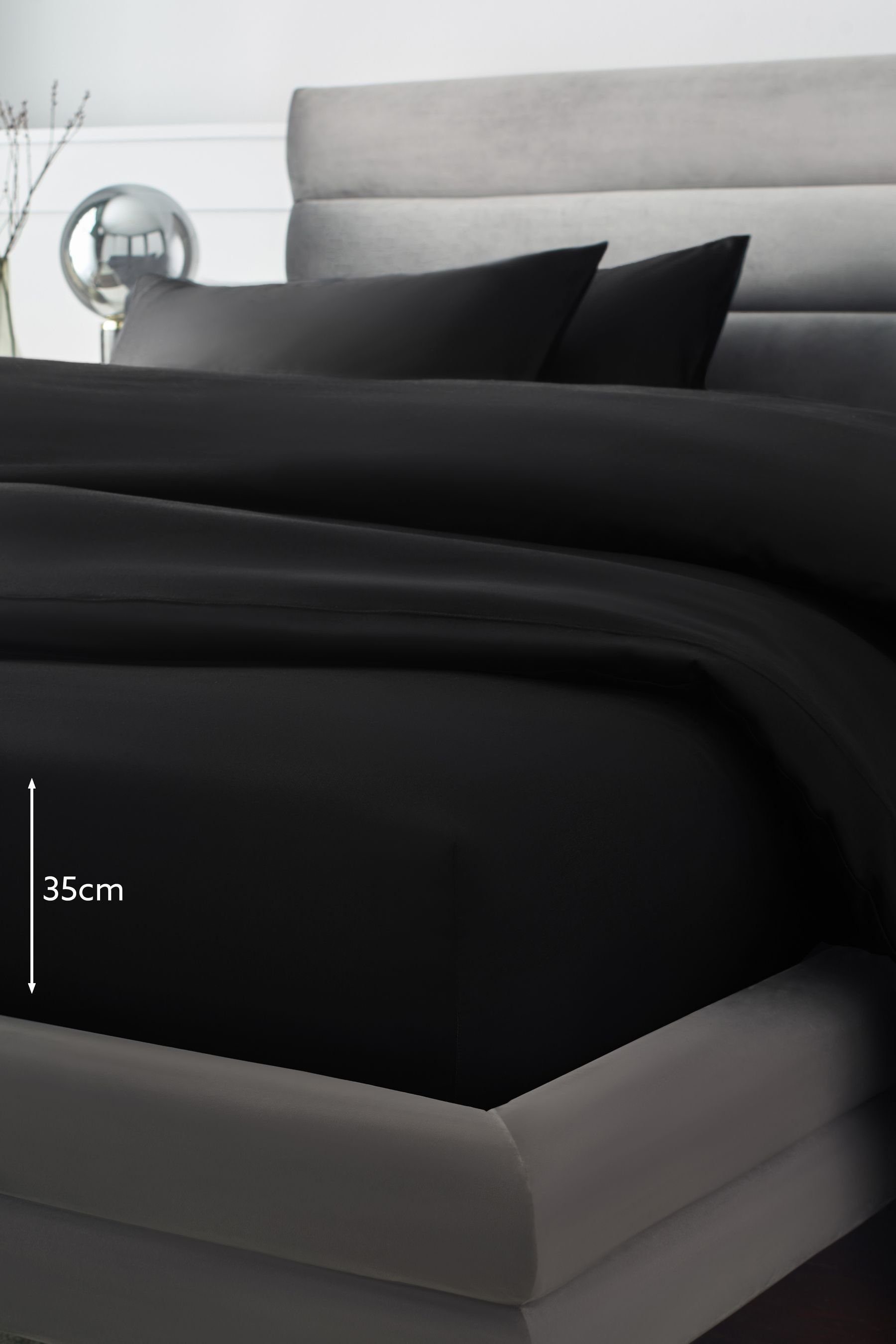 Spannbettlaken Collection Luxe Hohes Spannbetttuch 100% Baumwolle