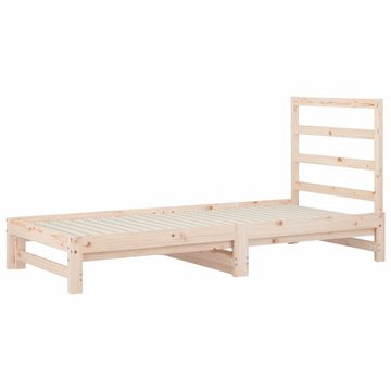 vidaXL Bett Tagesbett Ausziehbar 2x(90x200) cm Massivholz Kiefer