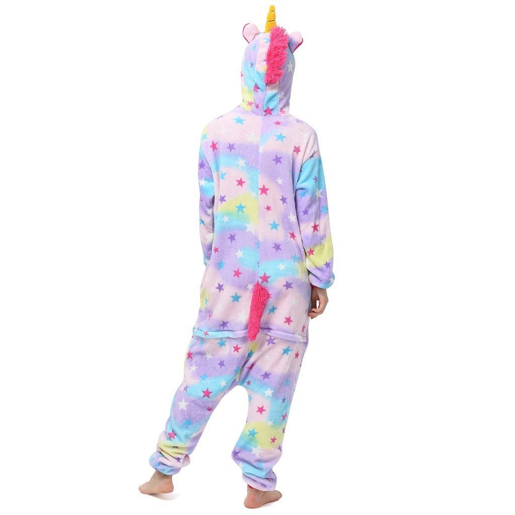 Katara Partyanzug Einhörner Jumpsuit Onesie Erwachsenen Kostüm S-XL, Karnev günstig online kaufen