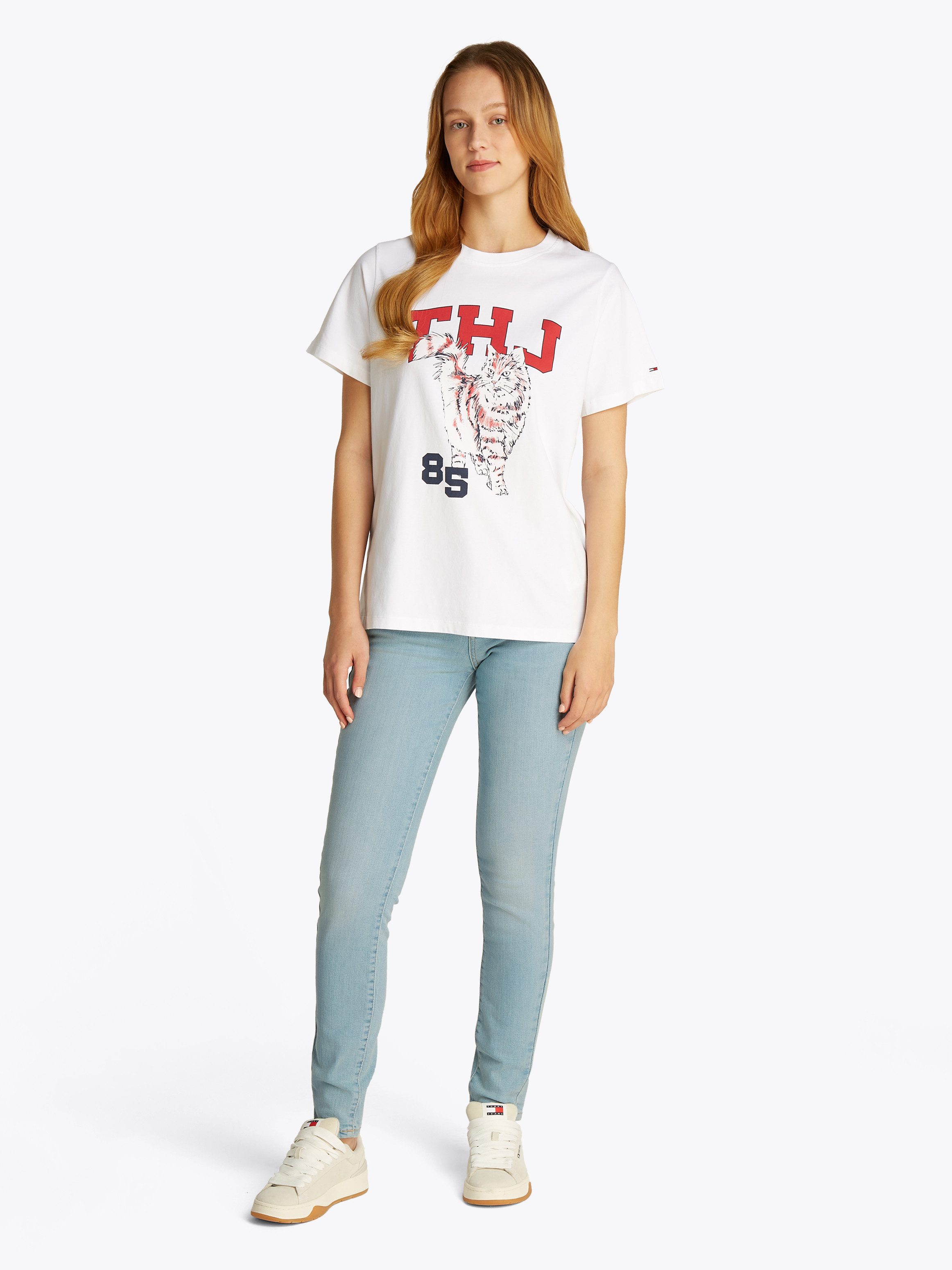 Tommy Jeans Skinny-fit-Jeans SOPHIE LW SKN mit Logo-Badge, in Knöchellänge