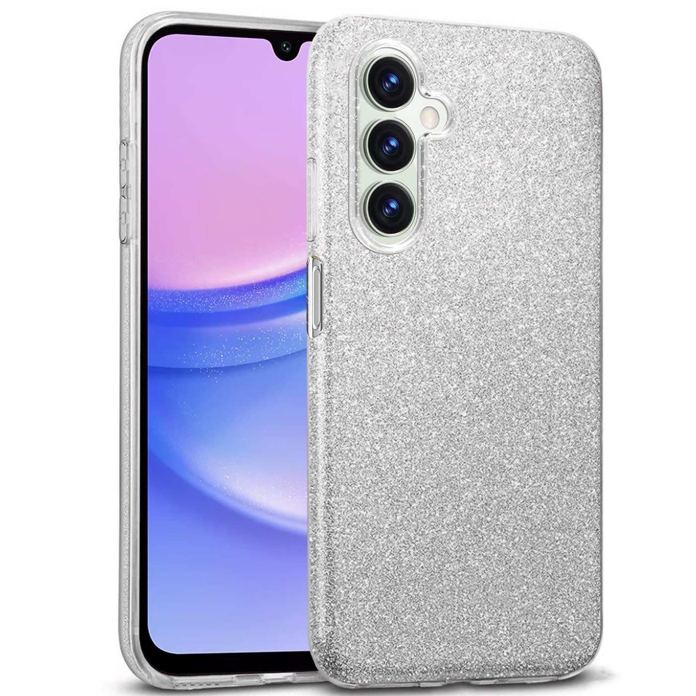 CoolGadget Handyhülle Glitzer Glamour Hülle für Samsung Galaxy A15 4G / 5G 6,5 Zoll, Slim Case mit Glossy Effect Schutzhülle für Samsung Galaxy A15 Hülle