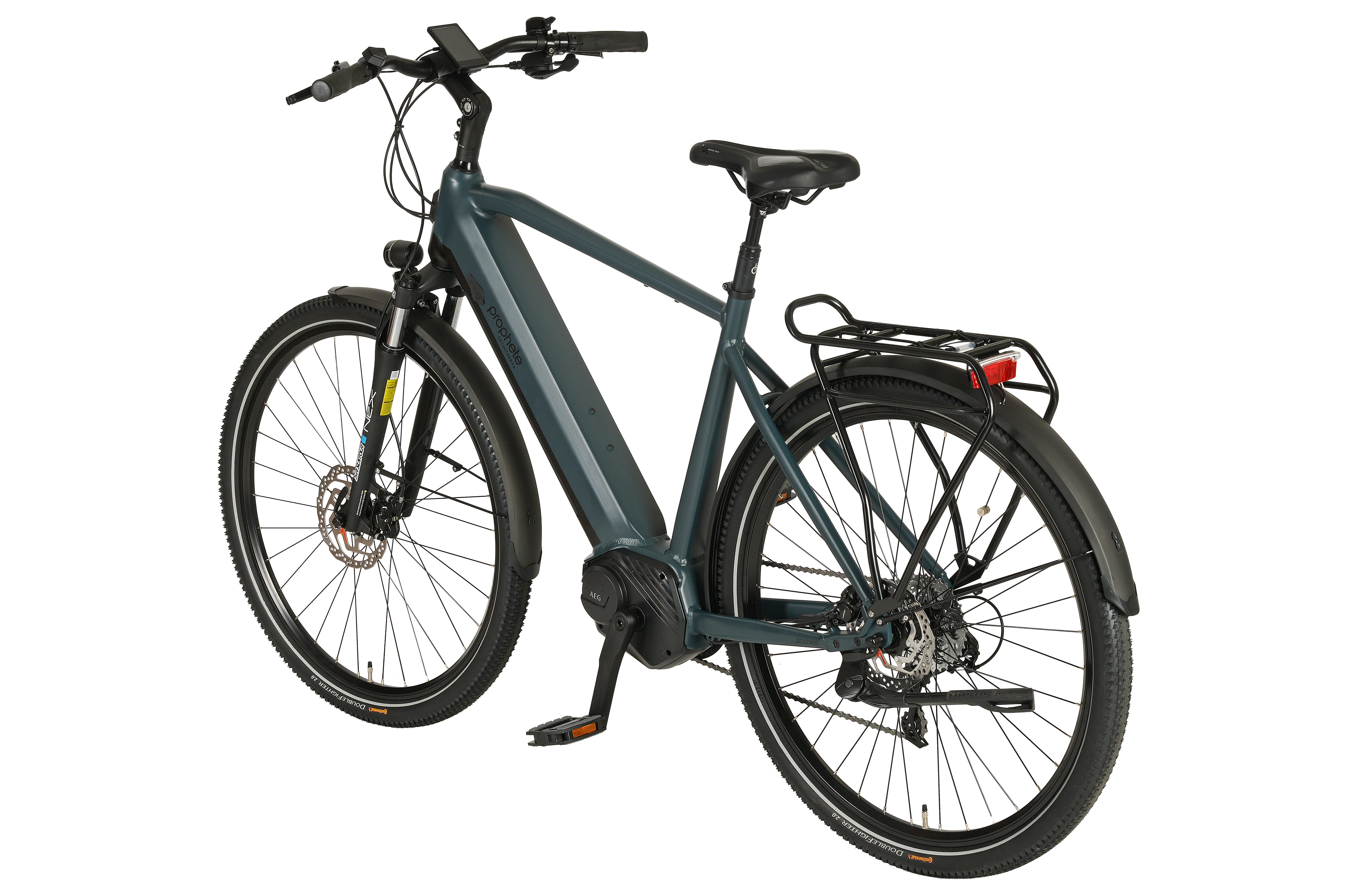 Prophete E-Bike Trekkingrad Entdecker 4.8, 10 Gang microSHIFT XLE Schaltwerk, Kettenschaltung, Mittelmotor, 540 Wh