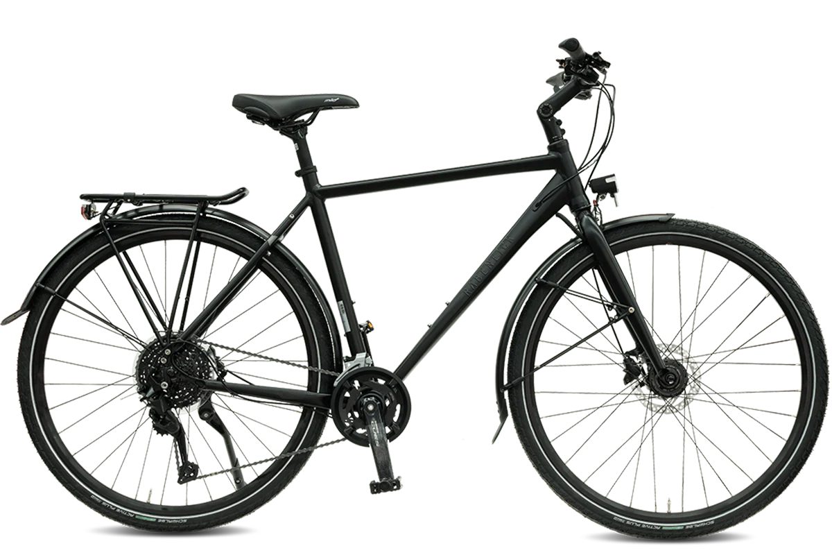 Rabeneick Cityrad Rabeneick TS5 Lite Fahrrad 28 Zoll, 9-Gang Shimano Schaltwerk, 9 Gang SHIMANO CUES RD-U4020, 9-fach Schaltwerk, Fahrrad mit Gepäckträger, Kettenschaltung, für Damen und Herren