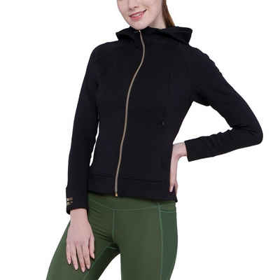 GYM AESTHETICS Funktionsjacke Freizeit Fancy Logo Jacke für Damen Baumwolle, Superweich, Thermofunktion
