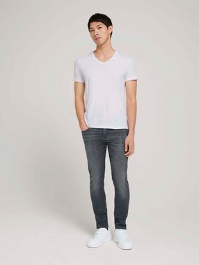 TOM TAILOR Denim Straight-Jeans Slim Piers Jeans mit Bio-Baumwolle