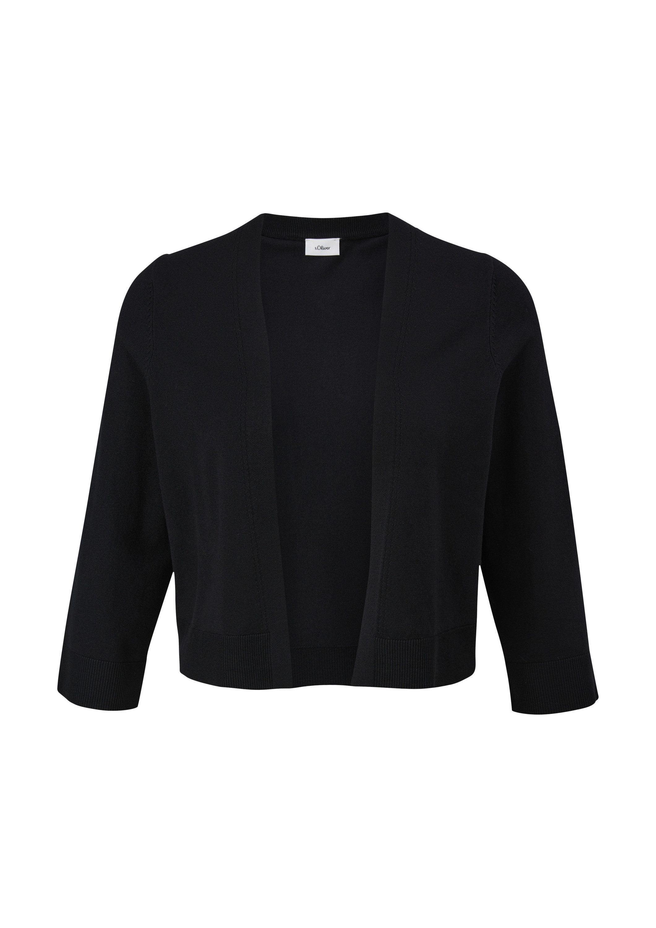 s.Oliver Cardigan Strickjacke Cardigan mit weitem Arm günstig online kaufen