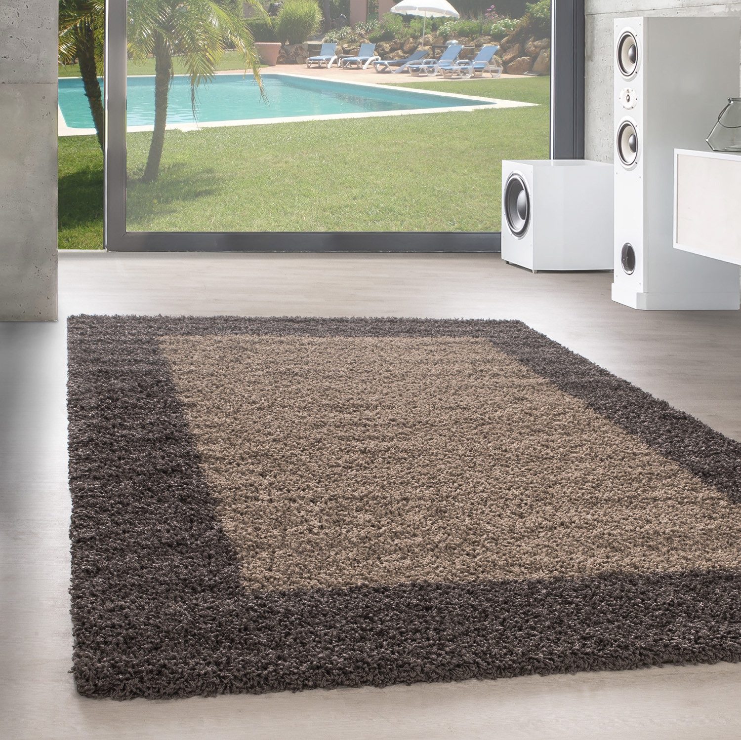 SIMPEX24 Teppich Bordüre Design, Läufer, Höhe: günstig online kaufen