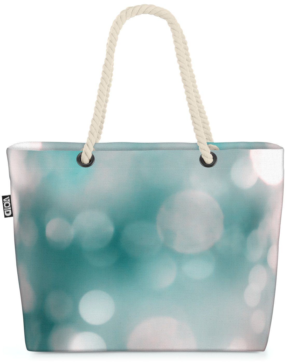 VOID Strandtasche (1-tlg), Lichtspiel Beach Bag Kunst Farben Malen Bunt Grafisch gemustert Muster Basteln