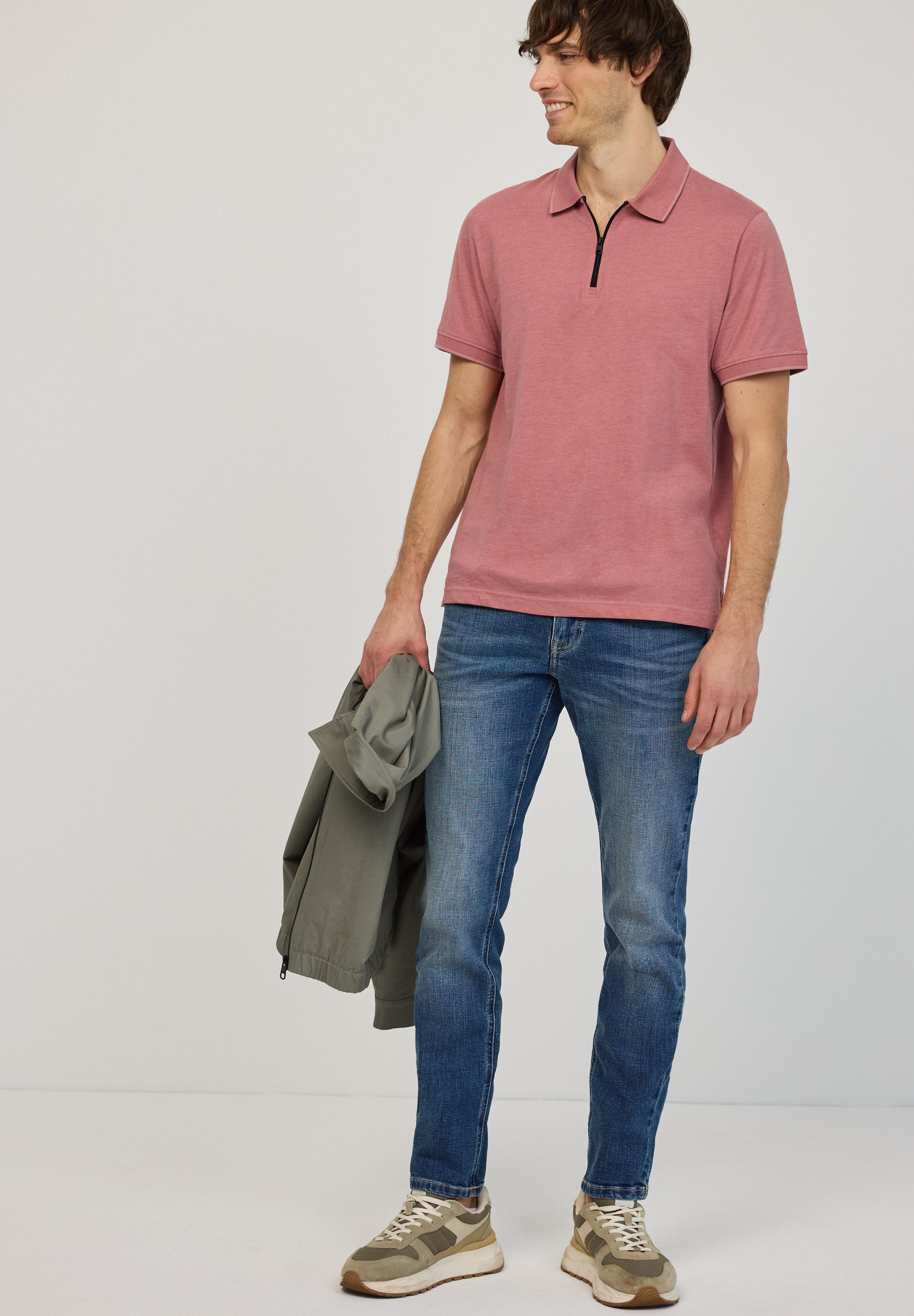 STREET ONE MEN Poloshirt im soften Baumwoll-Mix – Bild 3 von 5