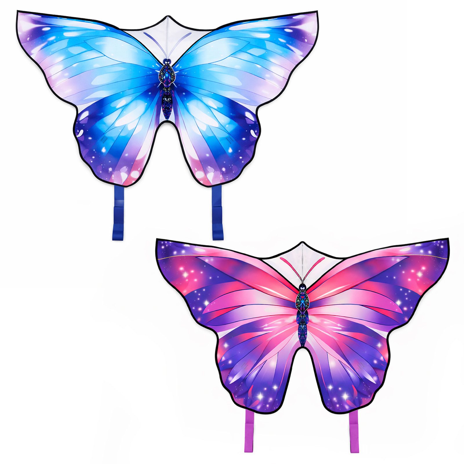 Youyijia Kite-Releasesystem Schmetterlingsdrachen 121x71 cm großer Anfängerdrachen