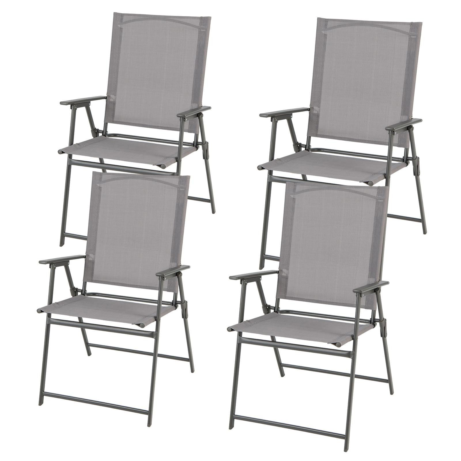 KOMFOTTEU Gartenstuhl Klappstuhl (Set, 4 St), günstig online kaufen