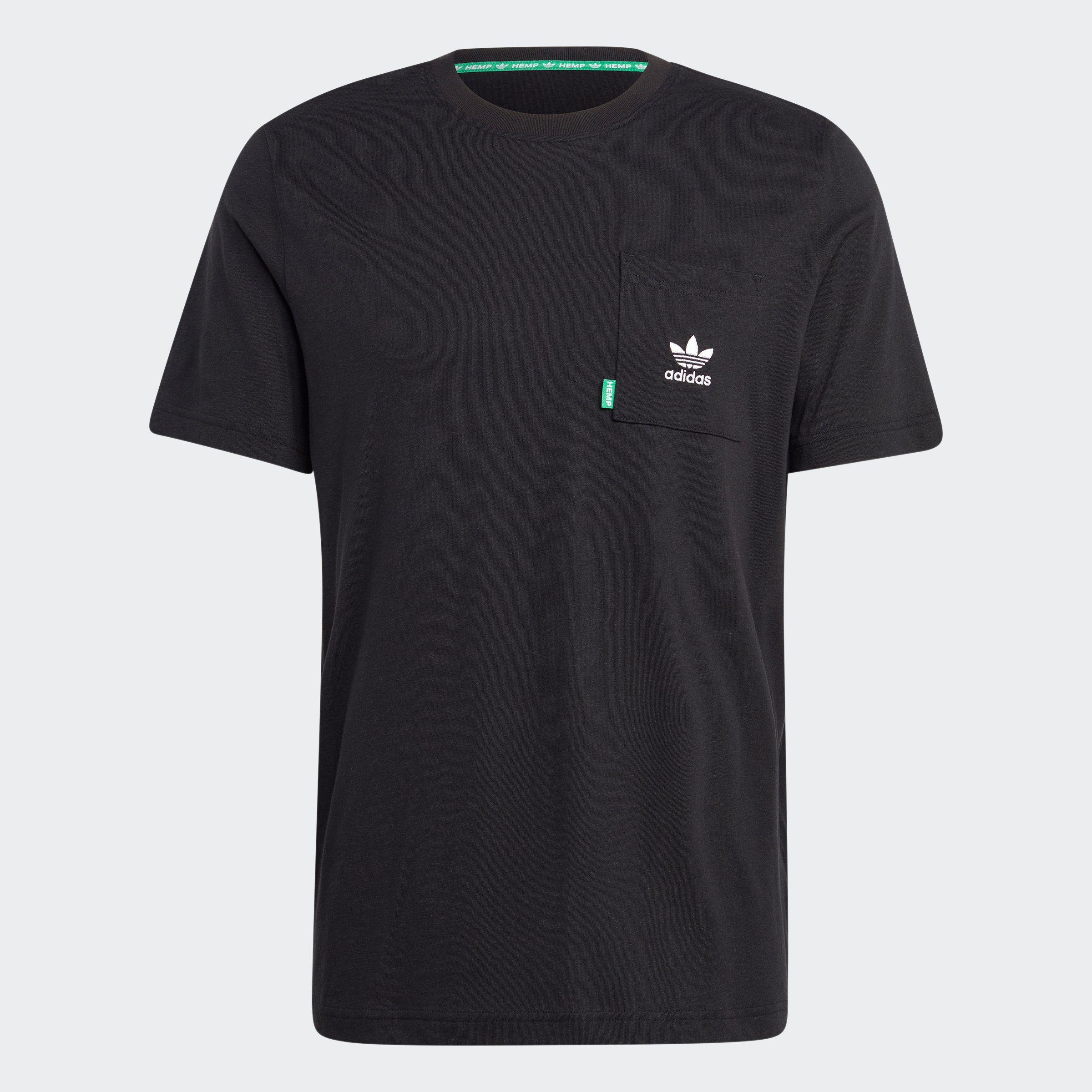 adidas Originals T-Shirt ESSENTIALS+ Black WITH HEMP MADE