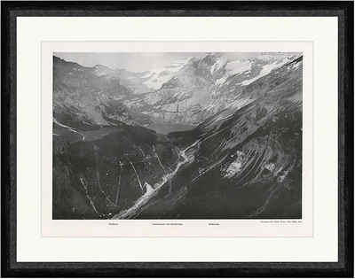 Kunstdruck Oeschinensee bei Kandersteg 1913 Alpen Gebirge Hochtürli F_Vintage 003, (1 St)