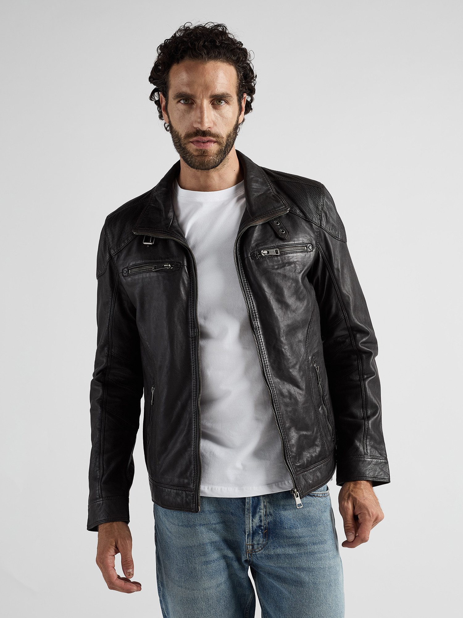 Lederjacke 51195