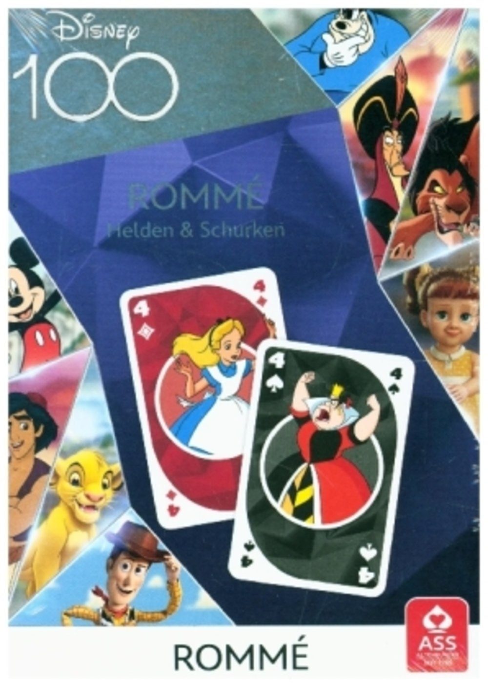 Disney 100 Rommé Spiel, - Cartamundi