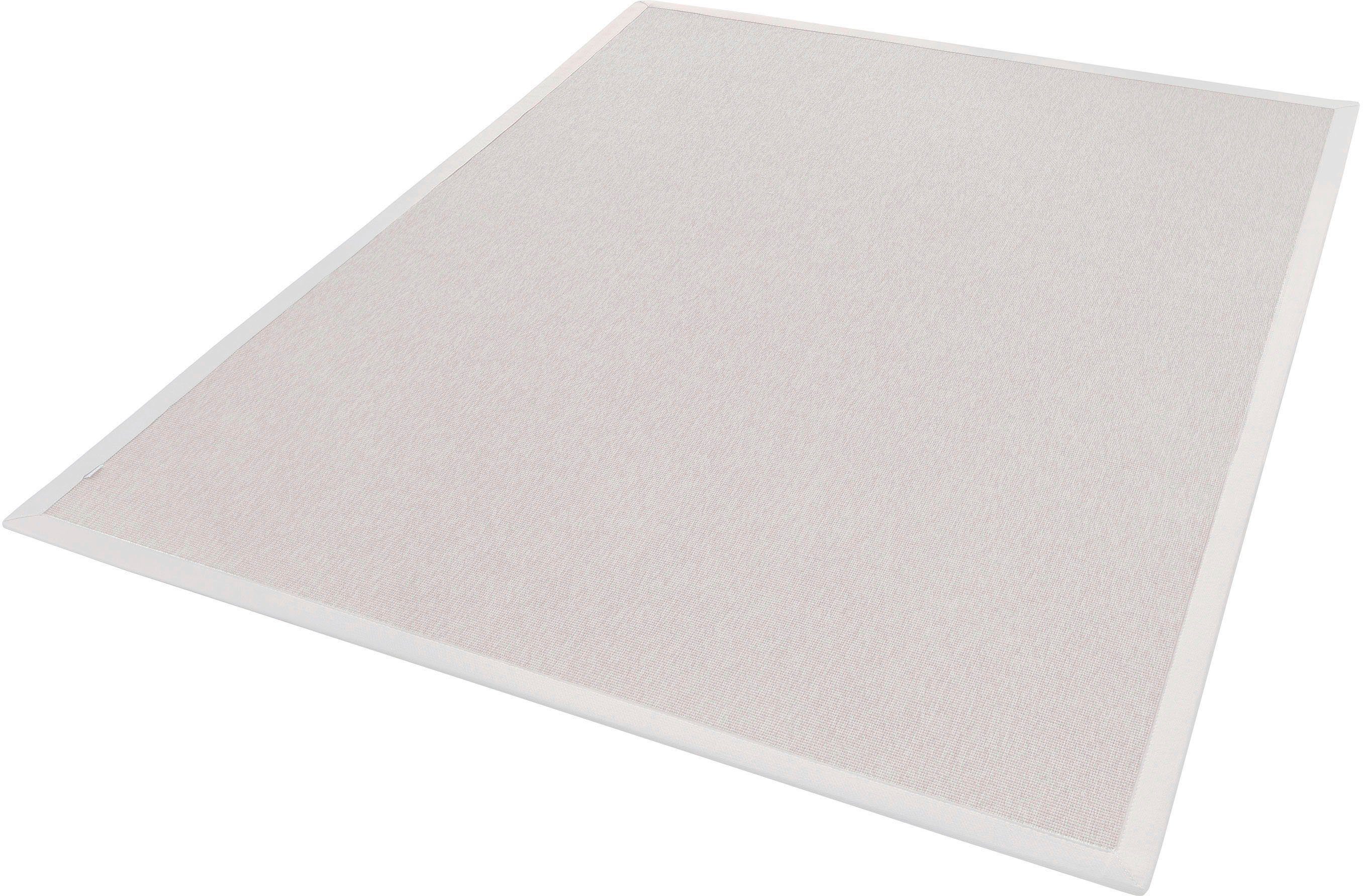 Teppich Naturino Rips, Dekowe, rechteckig, Höhe: 7 mm, Flachgewebe, Sisal- Optik, mit Bordüre, In- und Outdoor geeignet