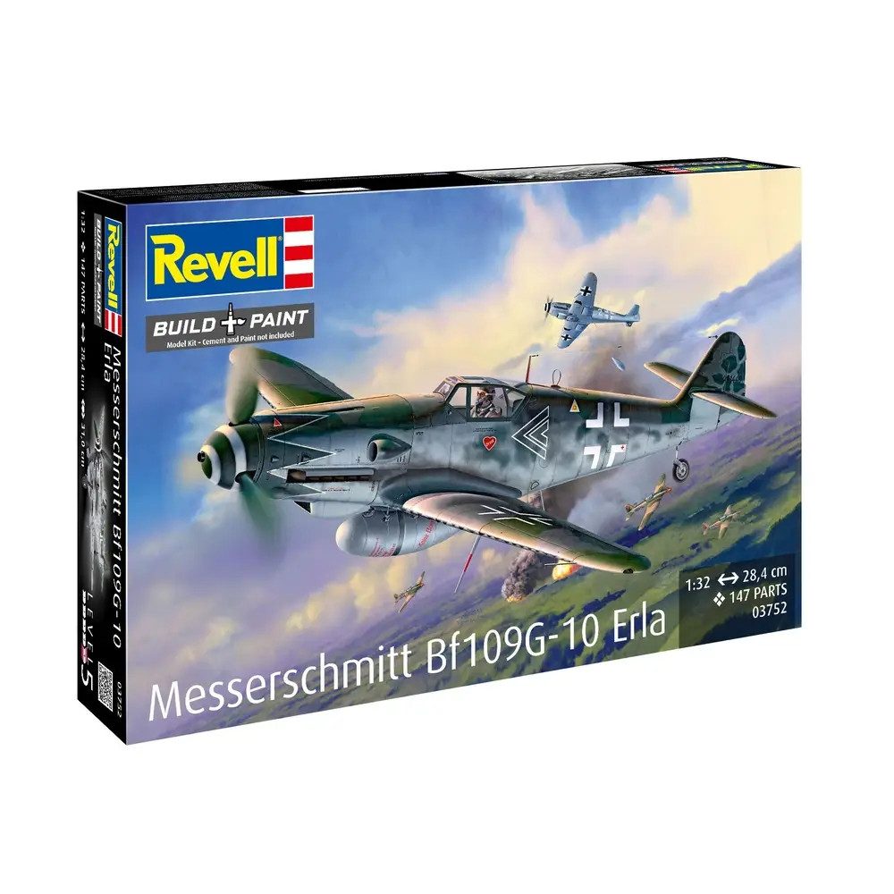 Revell® Modellflugzeug Messerschmitt Bf109G-10 Erla, Revell Modellbausatz