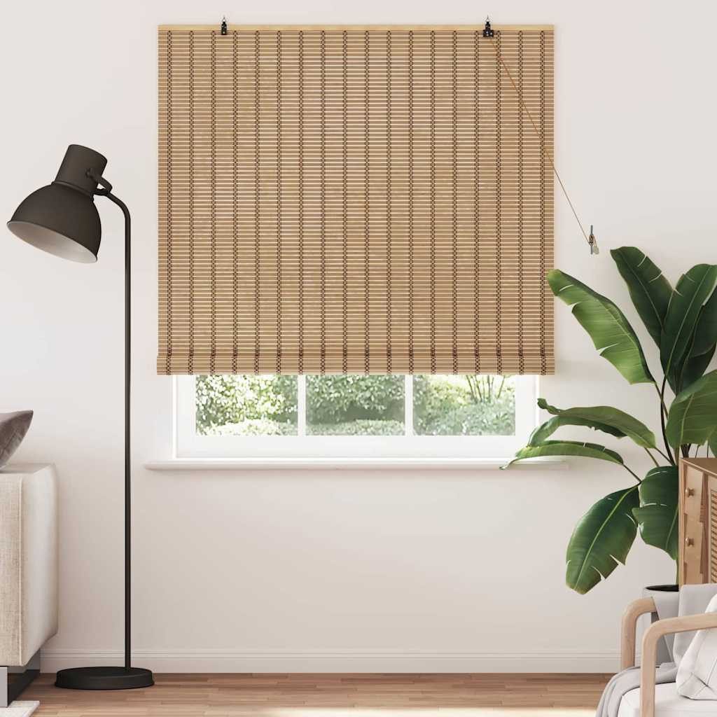 Rollo Rollo mit Vorhängen Natur 140 x 160 cm Bambus, vidaXL günstig online kaufen