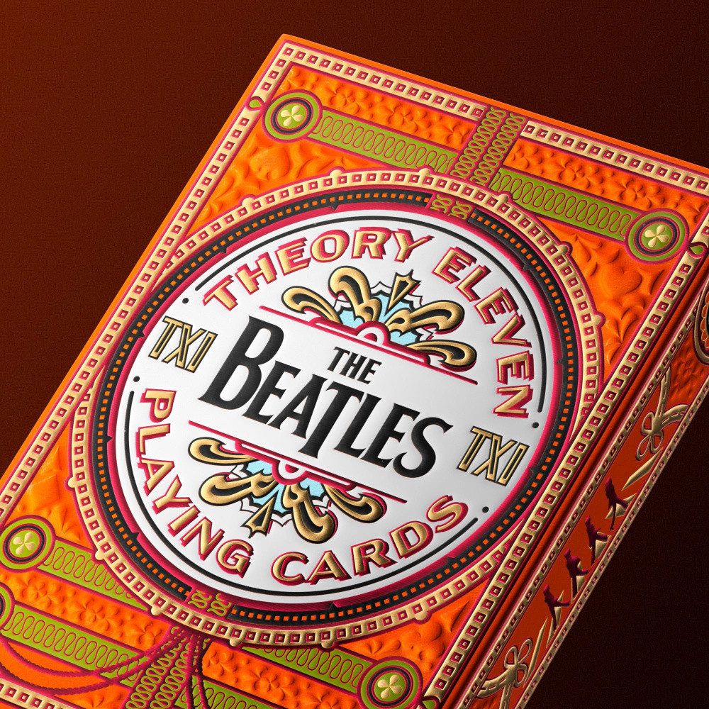 Theory11 Spiel The Beatles Spielkarten Orange Version