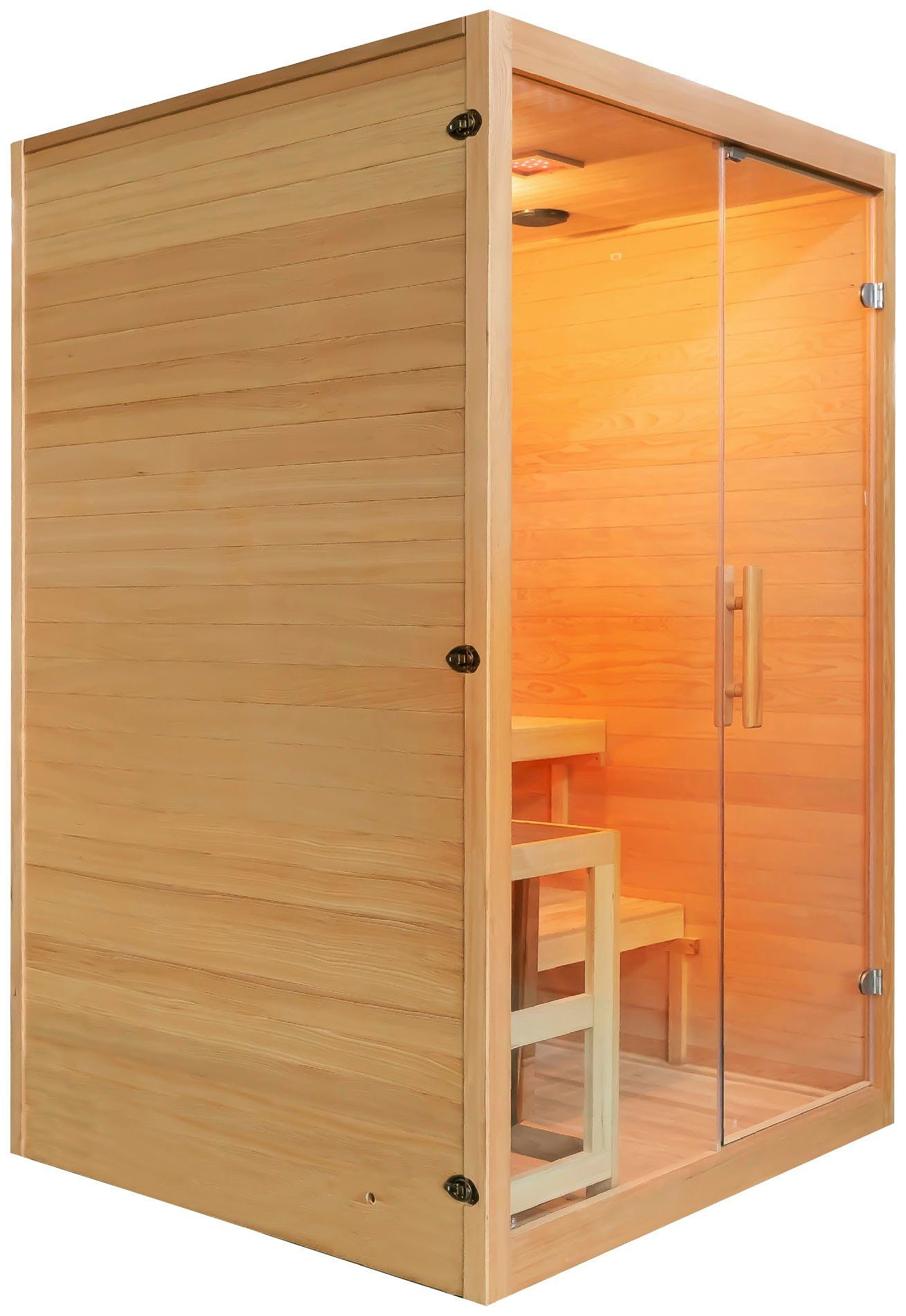 Sanotechnik Infrarotkabine »Twincombi« Sauna+Infrarot, BxTxH: 130 x 120 x 200 cm, LxBxH: 130x120x200cm