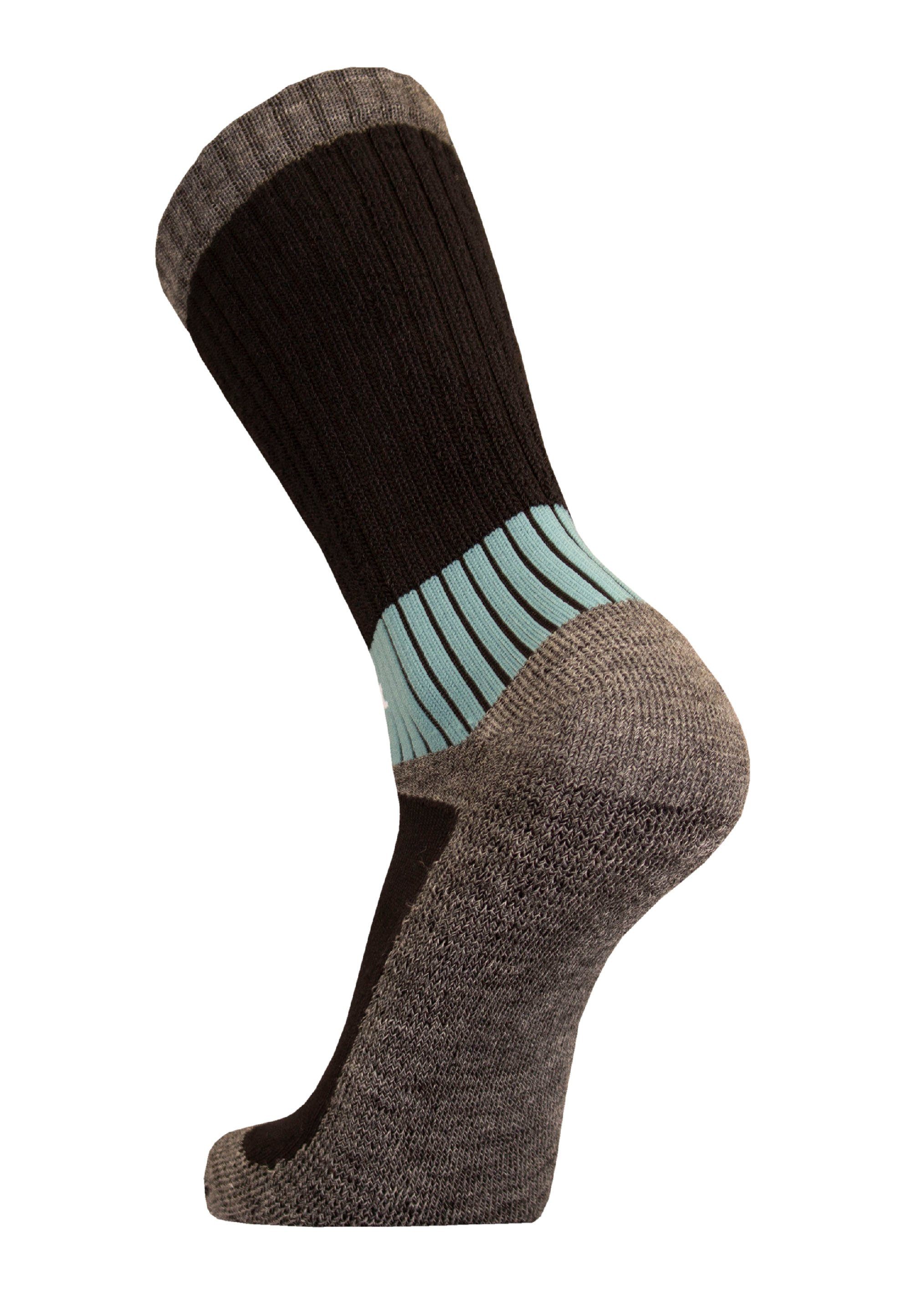 VAARU UphillSport 4-Lagen-Struktur mit (1-Paar) schwarz-grau Socken