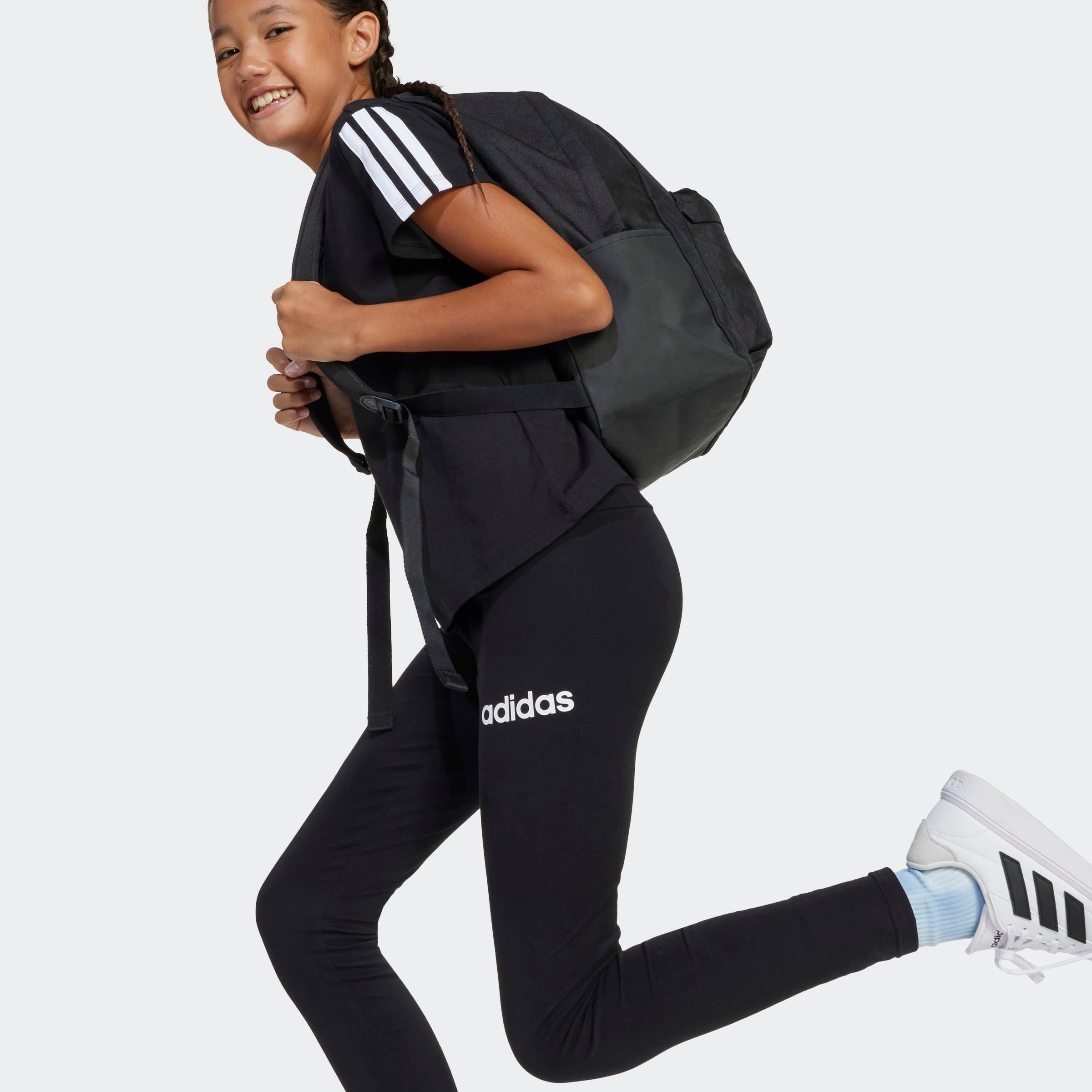 adidas Sportswear Leggings JG LIN LEG 230 sportlicher Stil, für Kinder, aus Baumwolle mit Elasthan