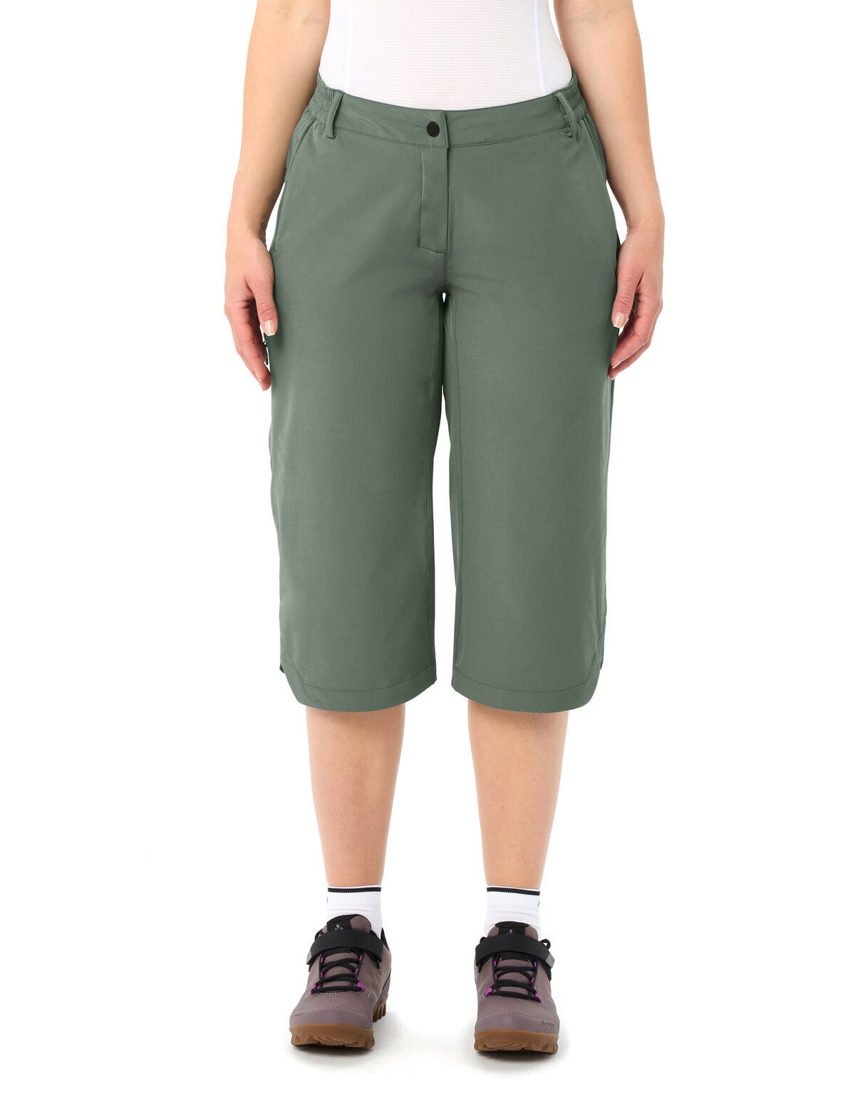 VAUDE Fahrradhose Women's Tamaro Base Capri Pants besonder schnell trocknende Fahrradhose