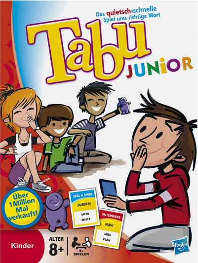 Hasbro Spiel, Tabu Junior, Made in Europe
