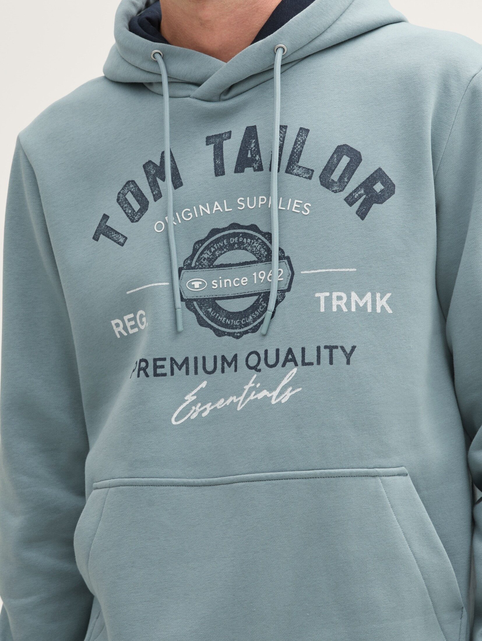 TOM TAILOR Sweatshirt Strick & Sweatshirts Hoodie Sweatshirt mit Logo-Print