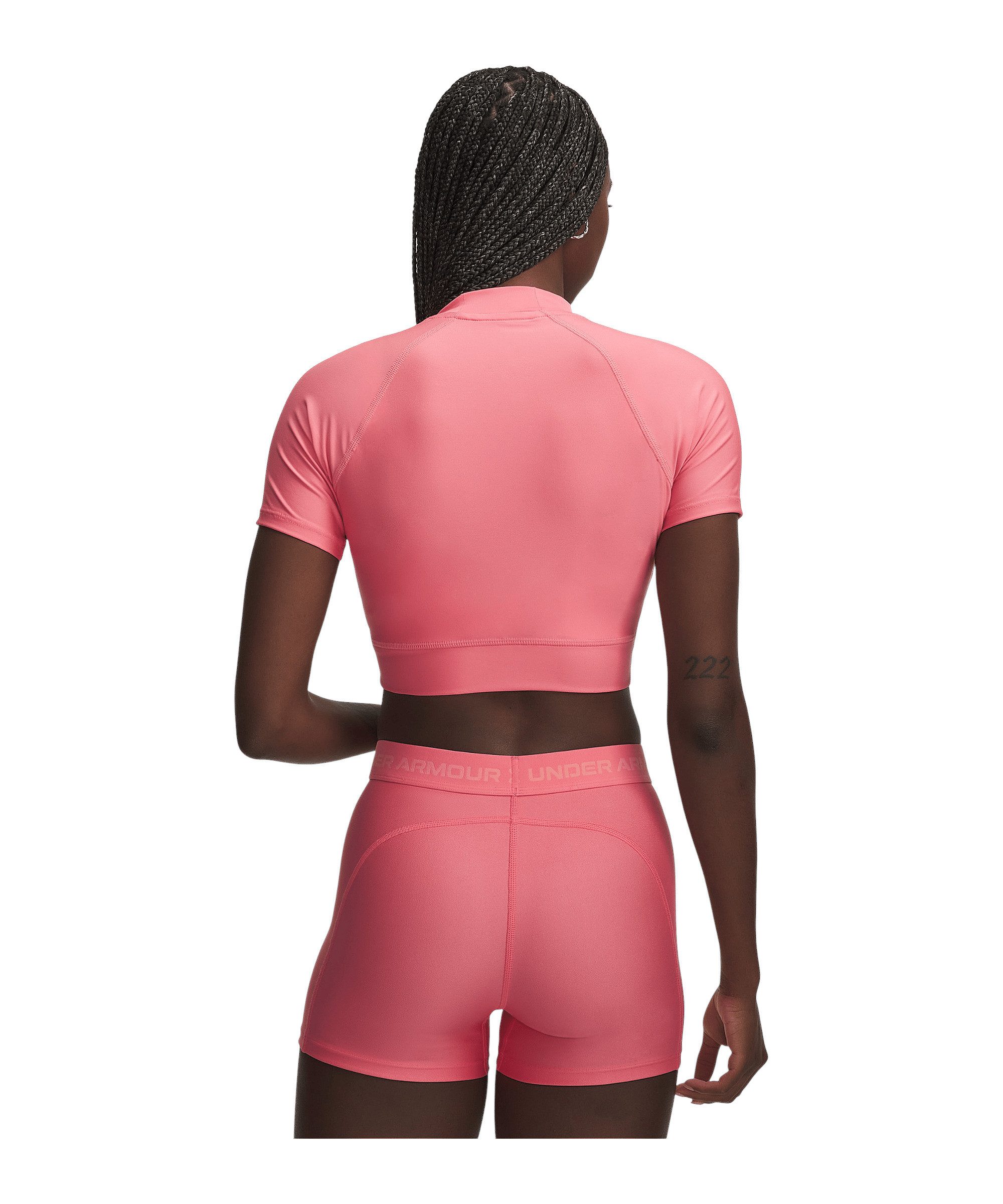 Under Armour® Laufshirt Under Armour HeatGear Crop Underwear Shirt Damen default