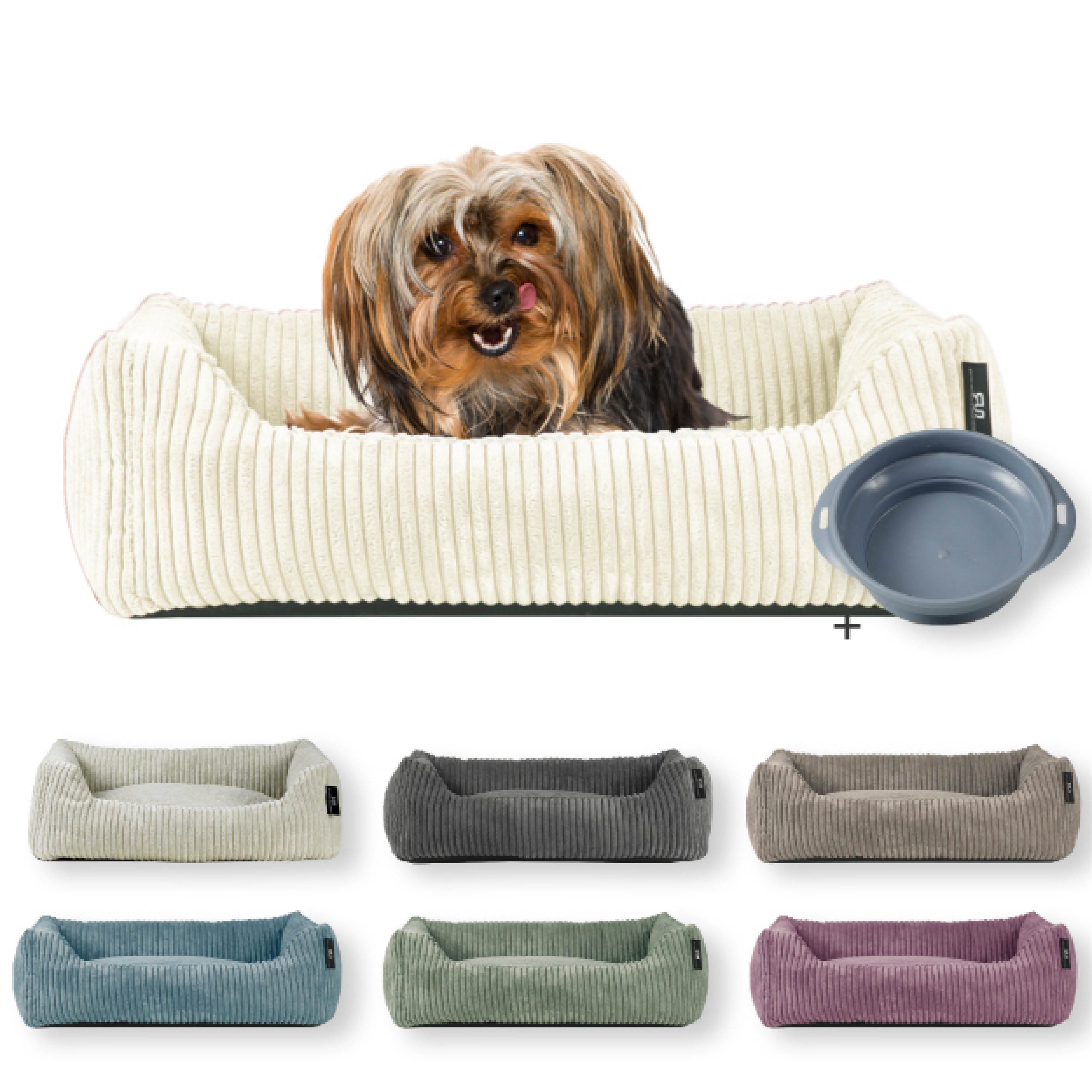 Rohrschneider Tierbett Hundebett Cord für kleine günstig online kaufen